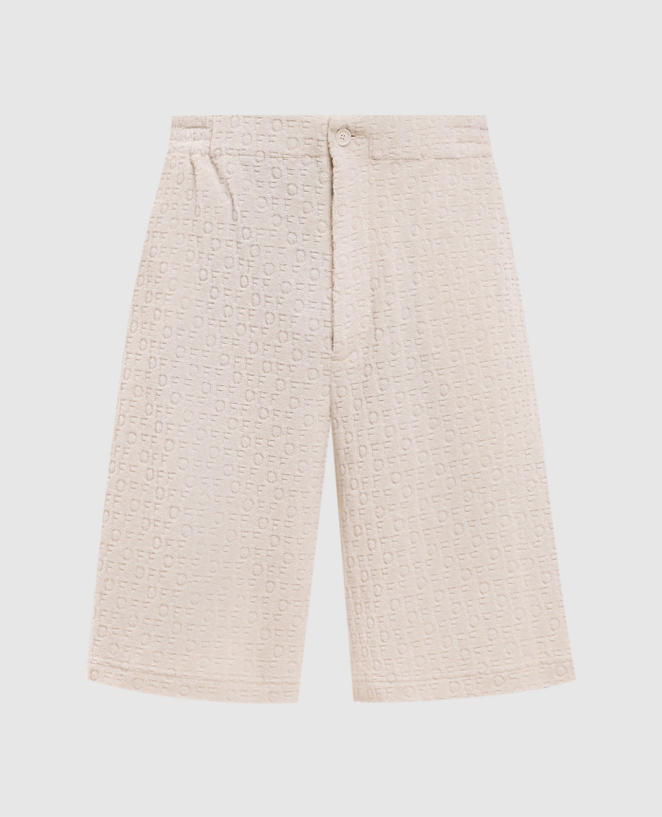 Beige shorts with OFF logo pattern Off-White
Beige shorts with OFF logo pattern Off-White