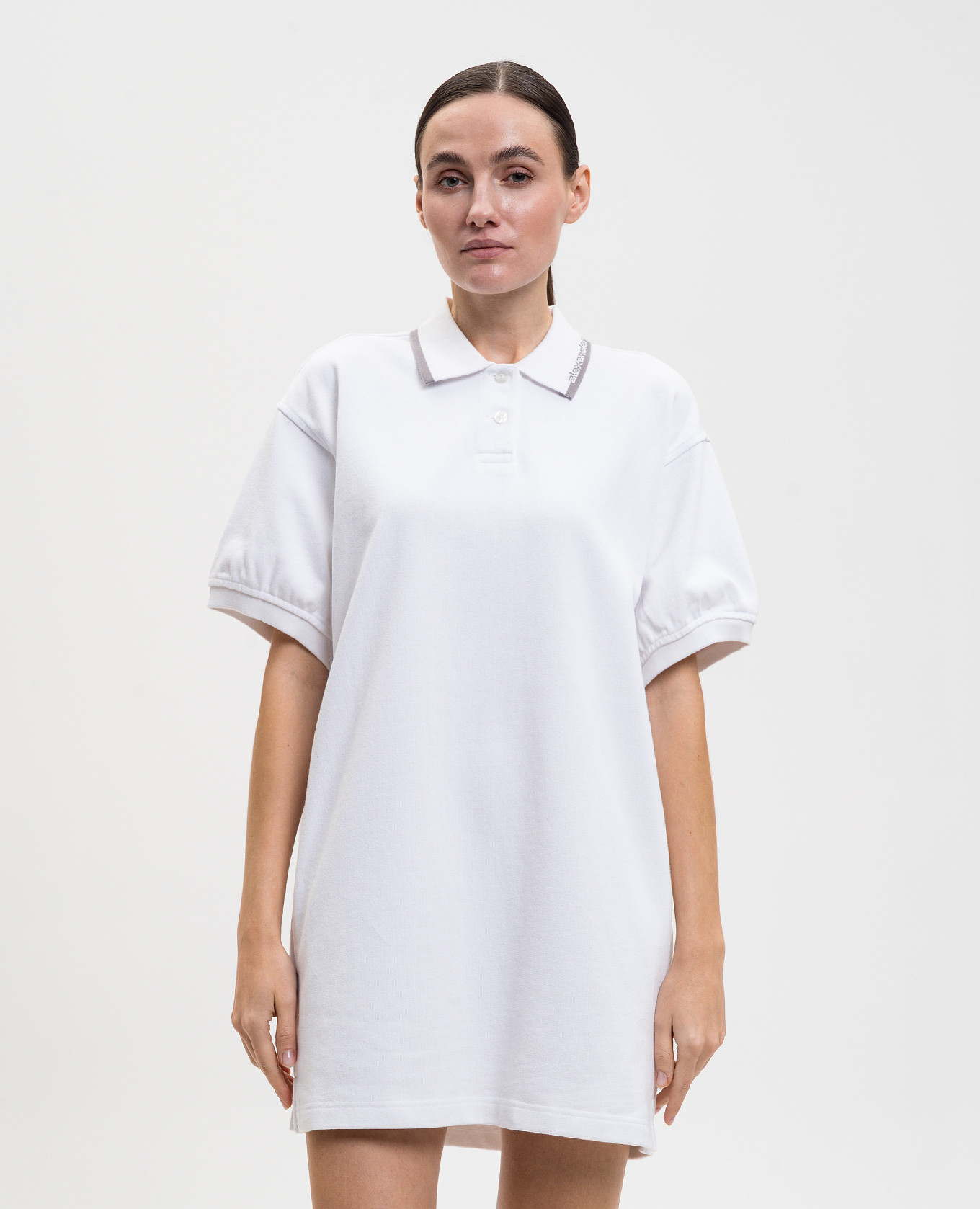 White mini polo dress with logo Alexander Wang
White mini polo dress with logo Alexander Wang