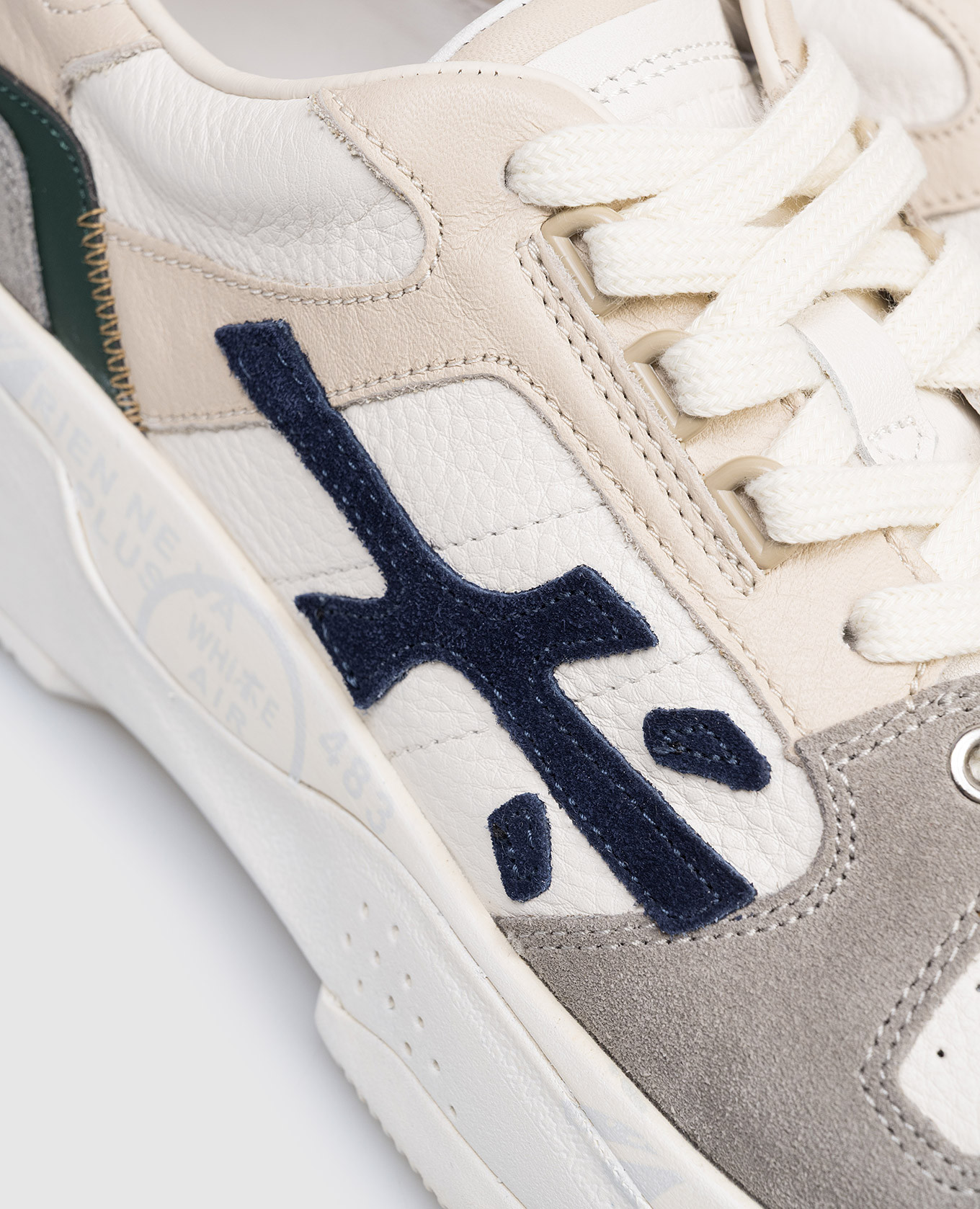 DRAKE leather sneakers Premiata, White
DRAKE leather sneakers Premiata, White