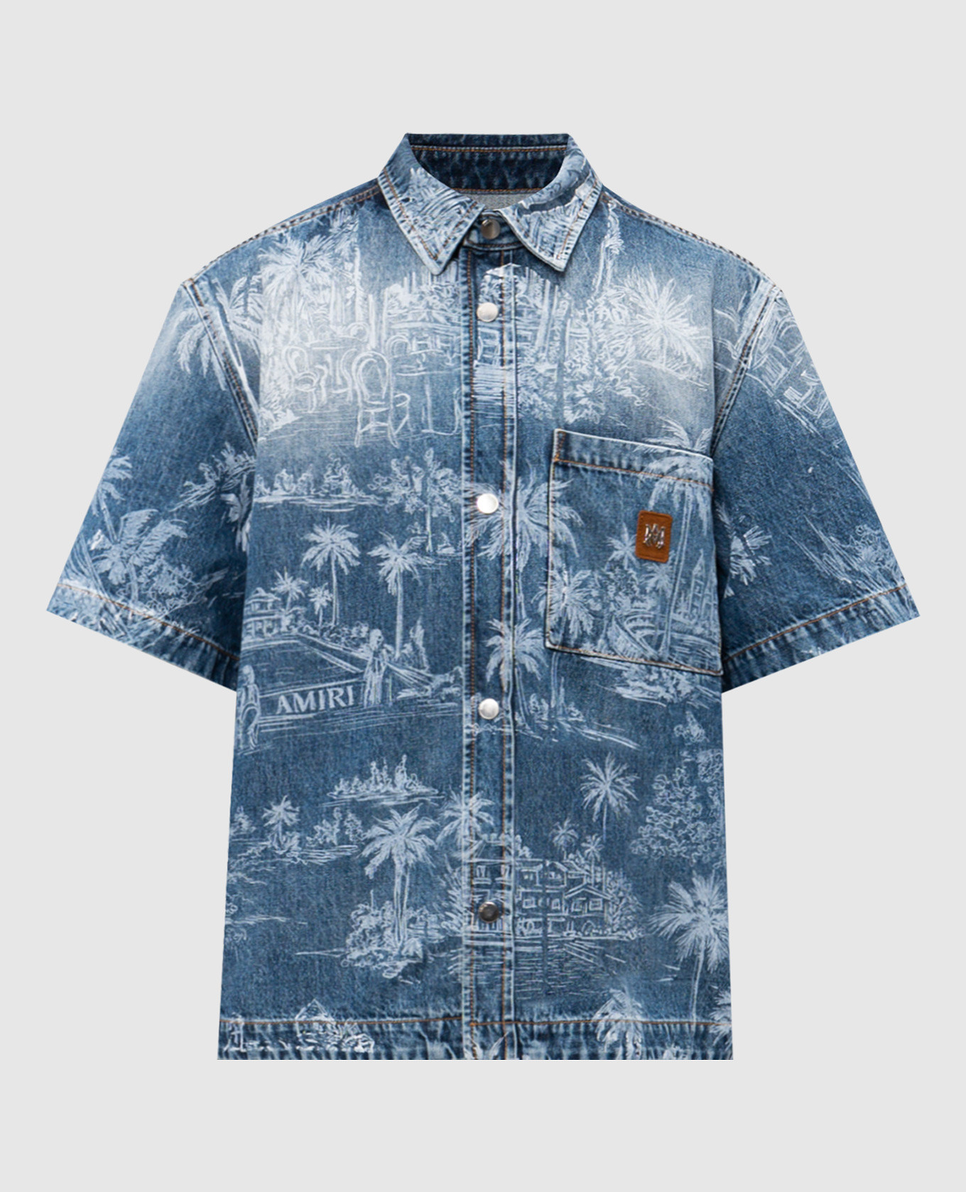 CHATEAU PALMS blue denim shirt AMIRI
CHATEAU PALMS blue denim shirt AMIRI