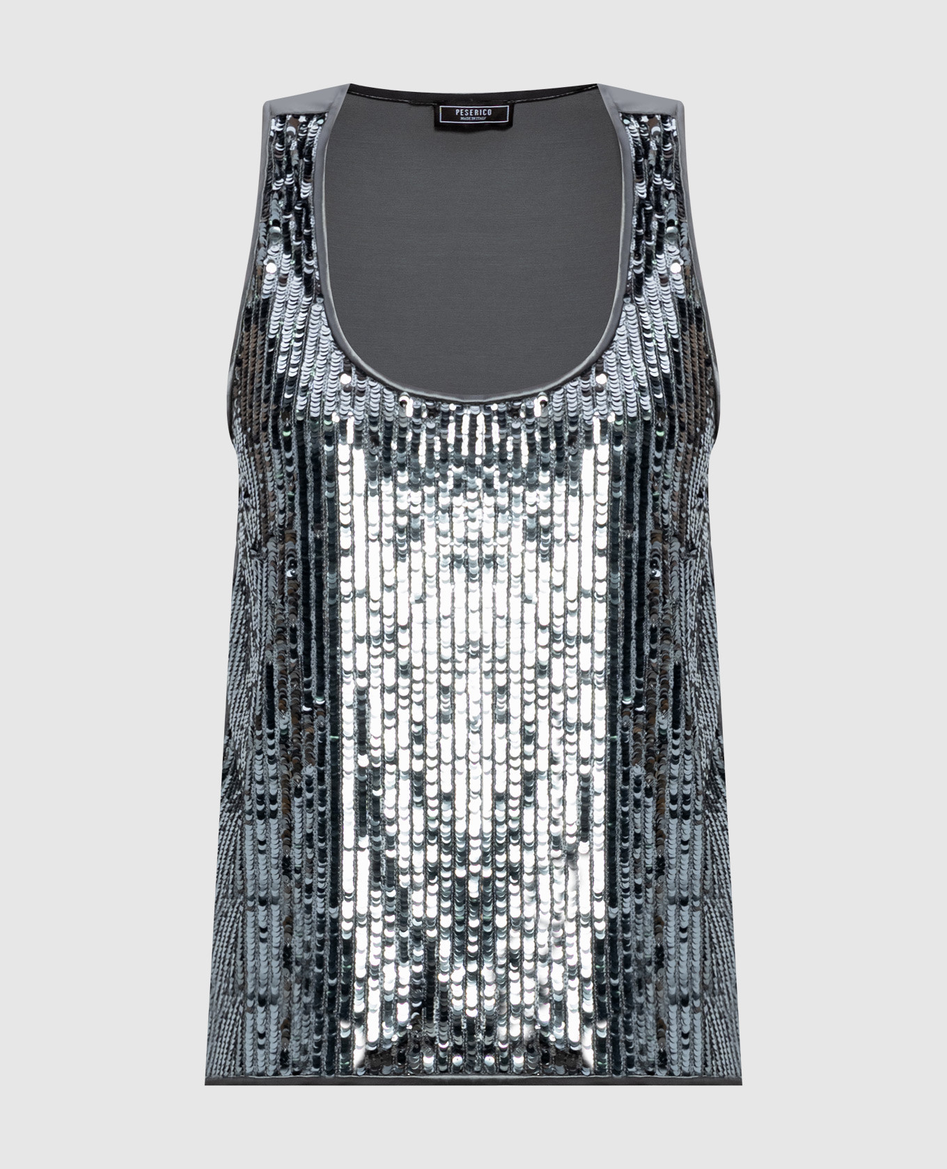 Gray sequin top Peserico, Grey
Gray sequin top Peserico, Grey