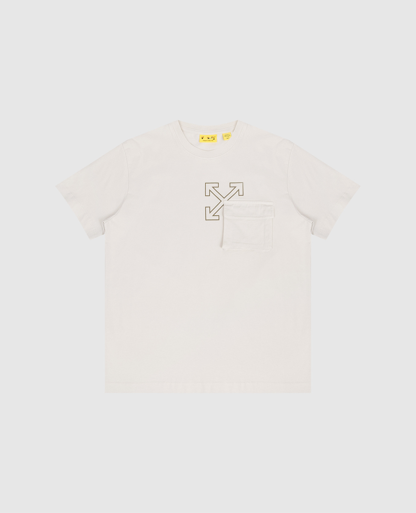 Children's khaki T-shirt with logo print Off-White
Children's khaki T-shirt with logo print Off-White