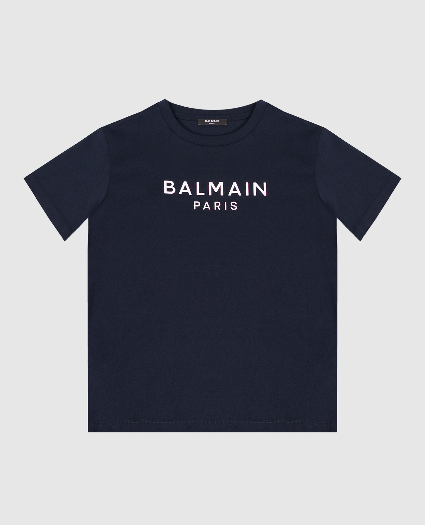Children's blue T-shirt with textured logo Balmain
Children's blue T-shirt with textured logo Balmain