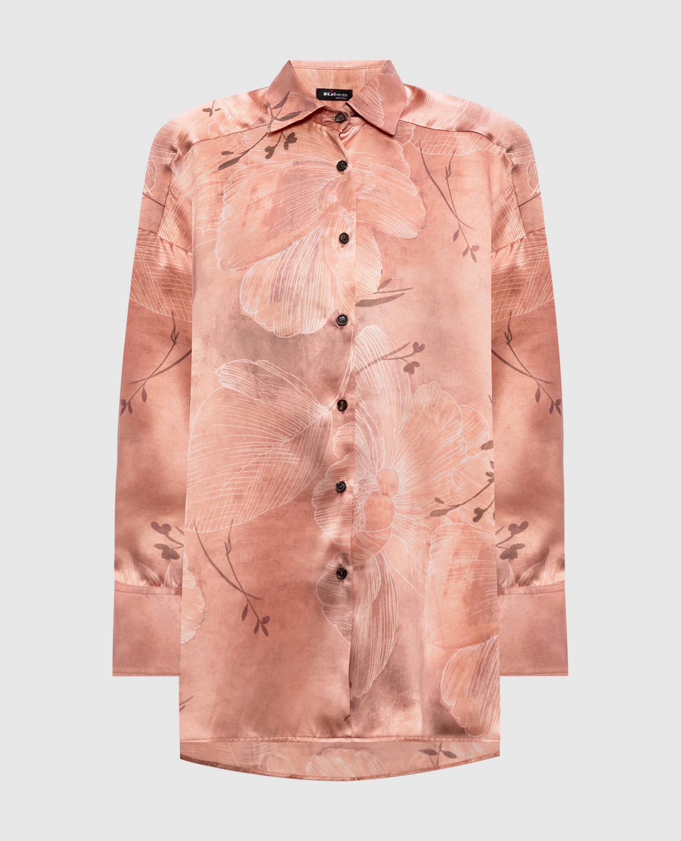 Pink silk blouse with floral print Kiton
Pink silk blouse with floral print Kiton