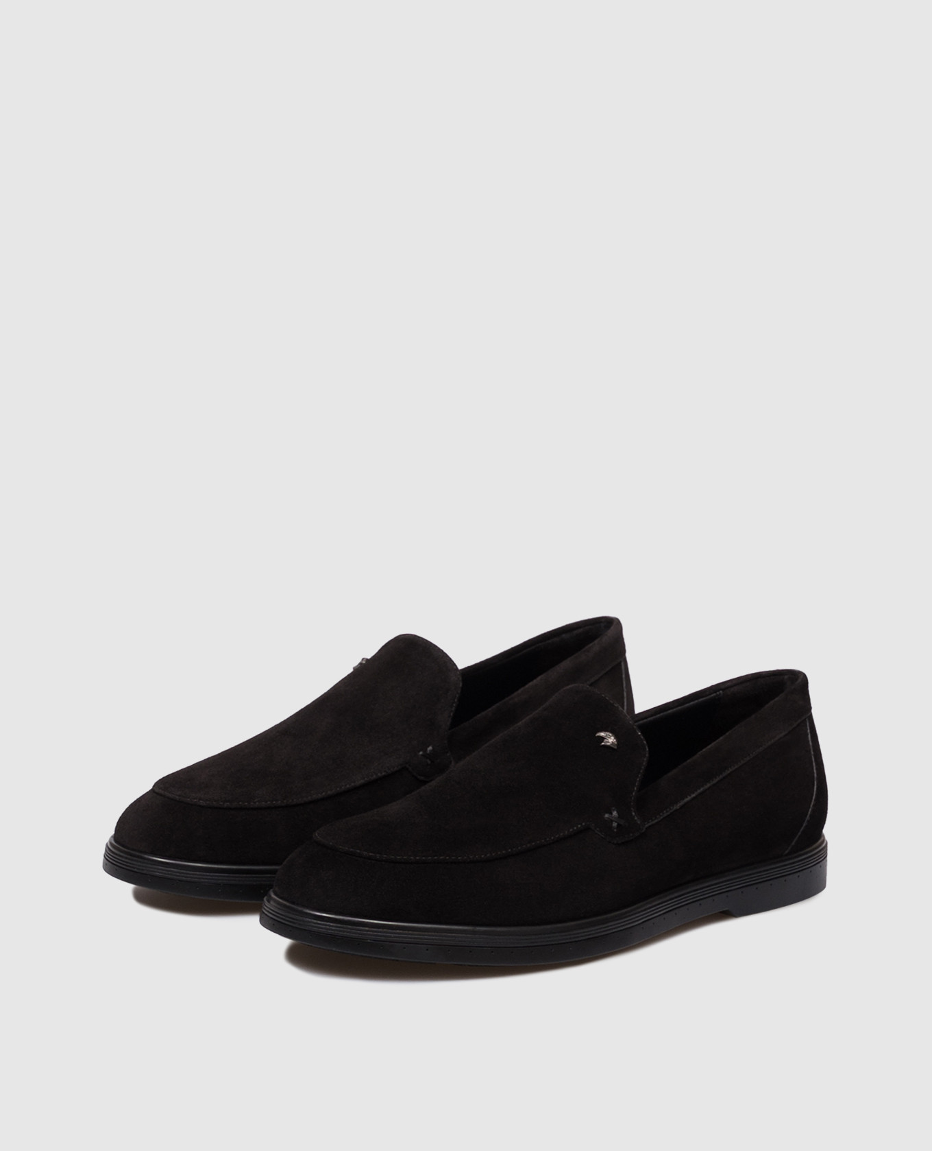 Black suede loafers with emblem Stefano Ricci
Black suede loafers with emblem Stefano Ricci