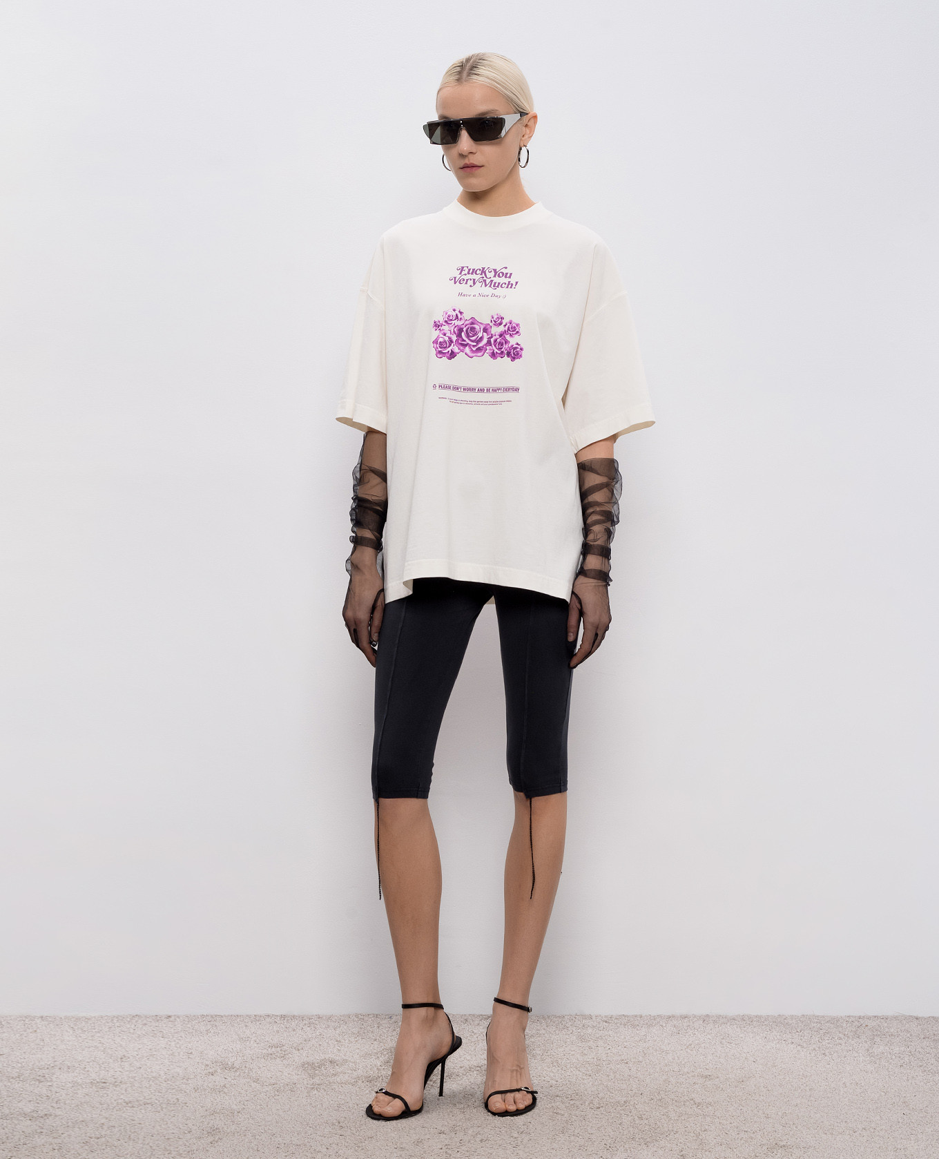 White printed T-shirt Vetements
White printed T-shirt Vetements