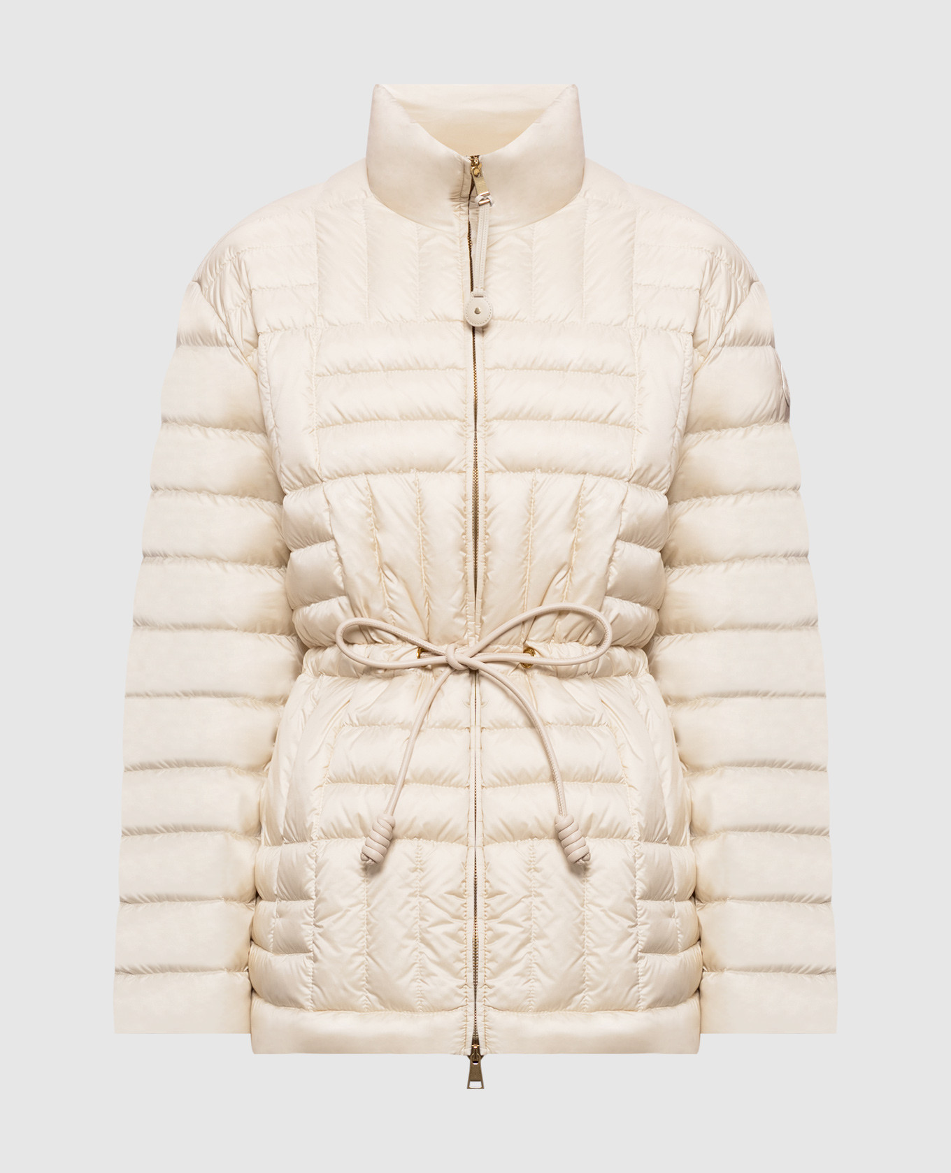 Beige down jacket with logo patch Moncler
Beige down jacket with logo patch Moncler