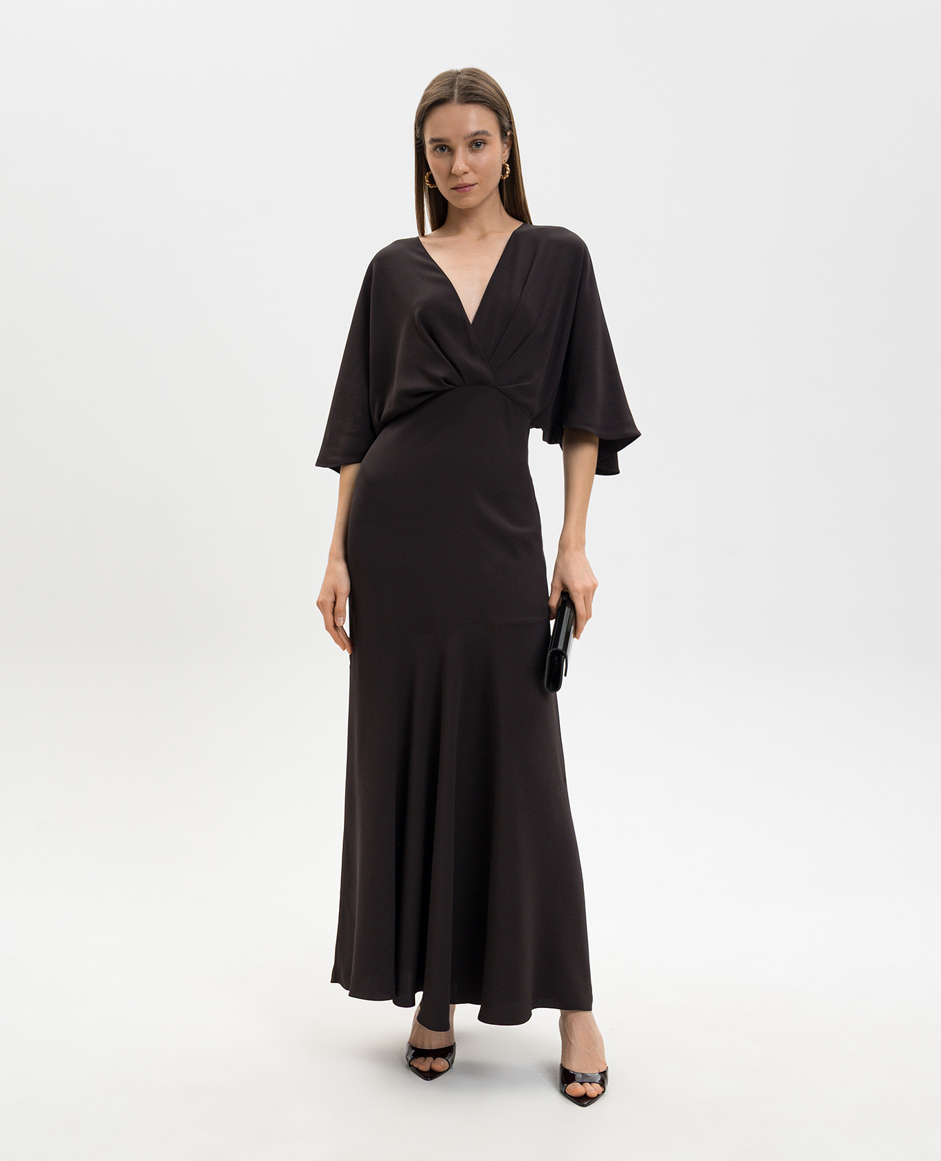 Brown midi dress with silk Agnona
Brown midi dress with silk Agnona