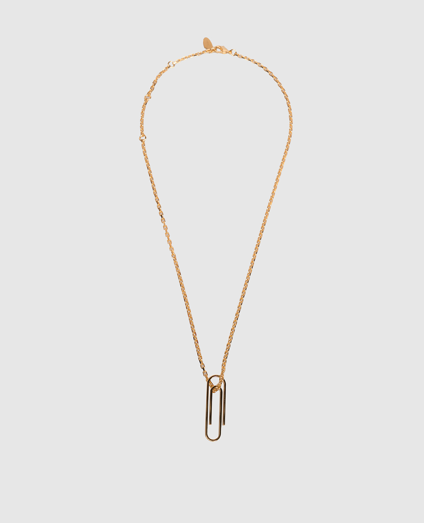 Gold chain with Paperclip pendant Off-White, Golden
Gold chain with Paperclip pendant Off-White, Golden