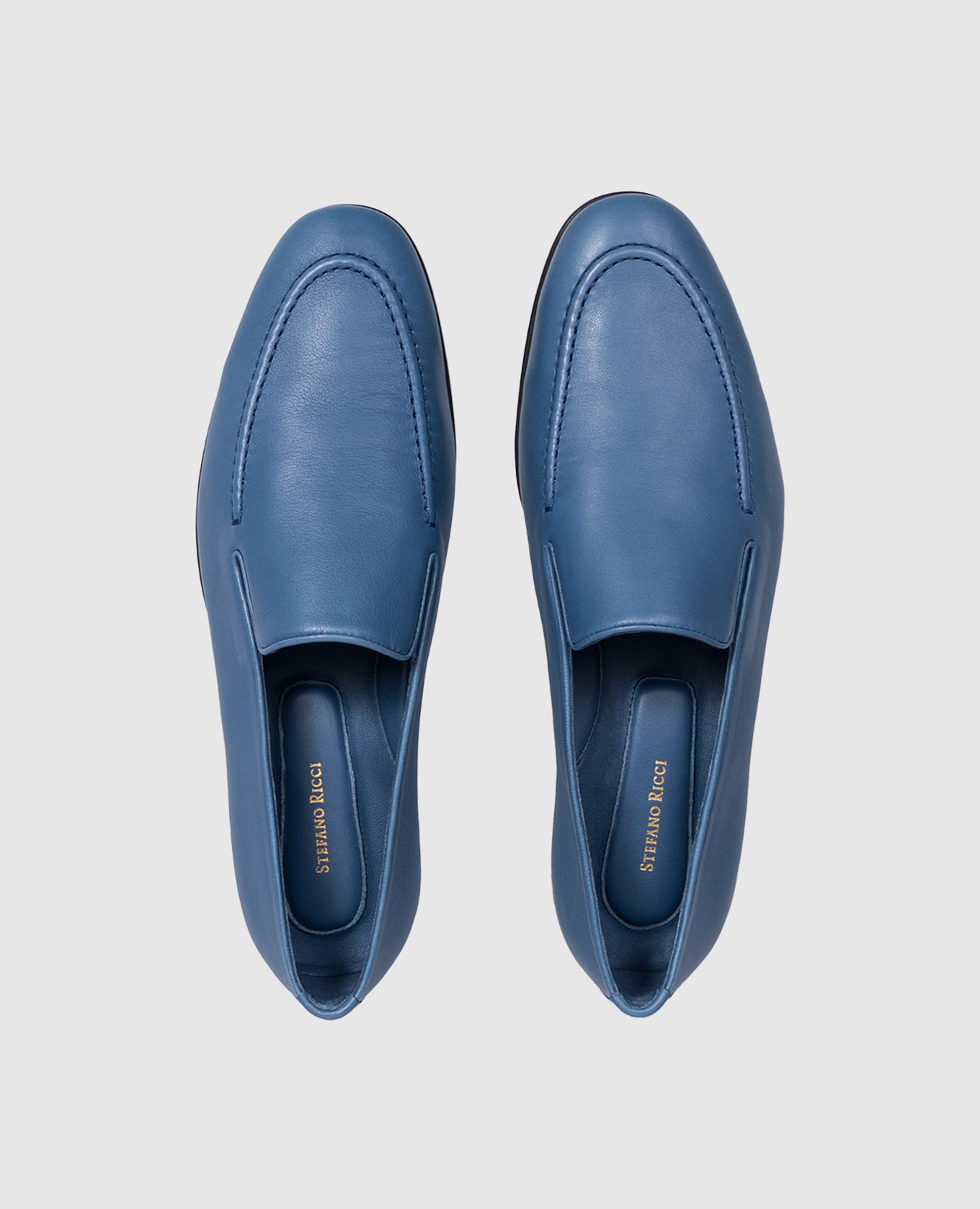 Blue leather loafers Stefano Ricci, Light blue
Blue leather loafers Stefano Ricci, Light blue