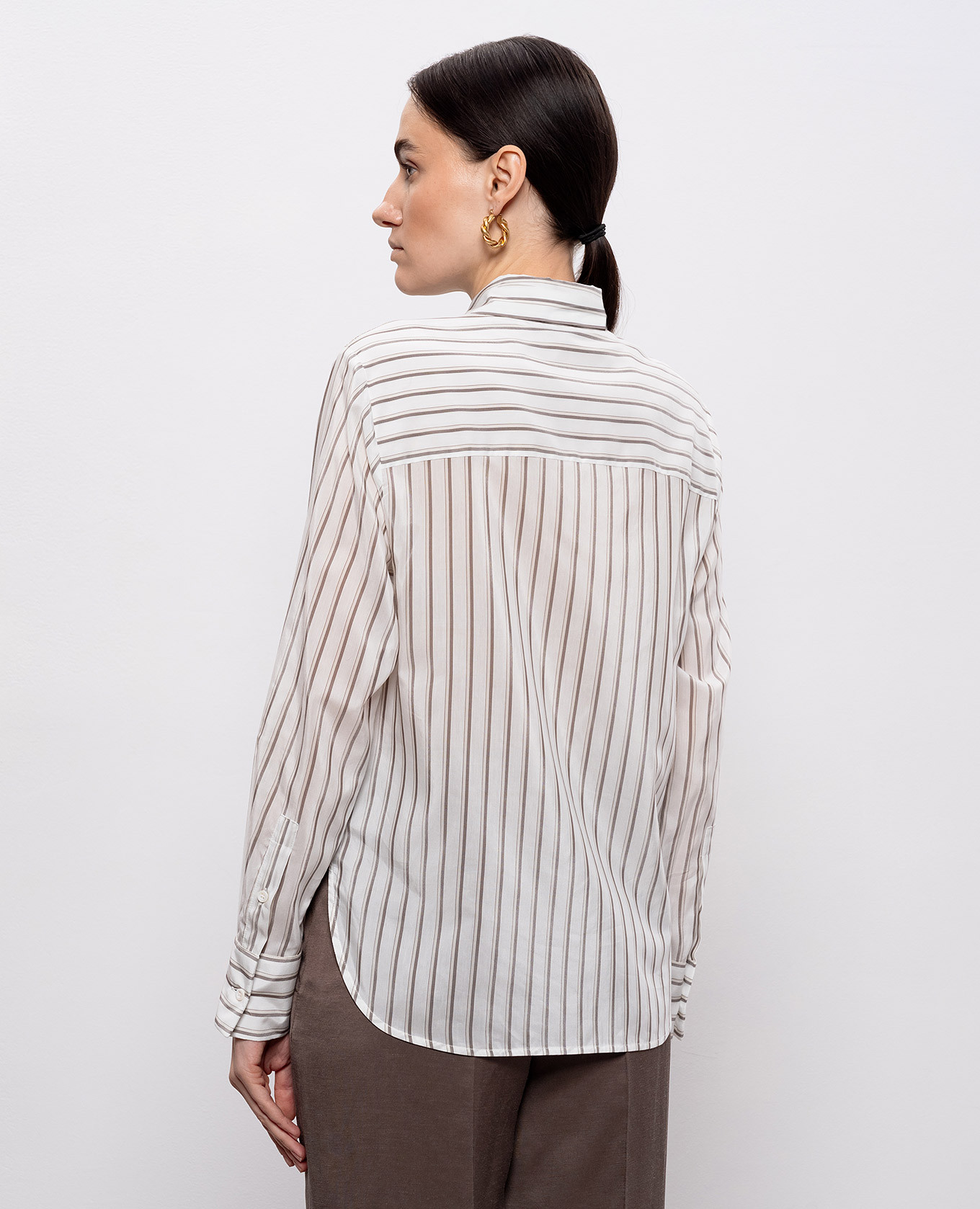 White striped silk shirt Peserico
White striped silk shirt Peserico
