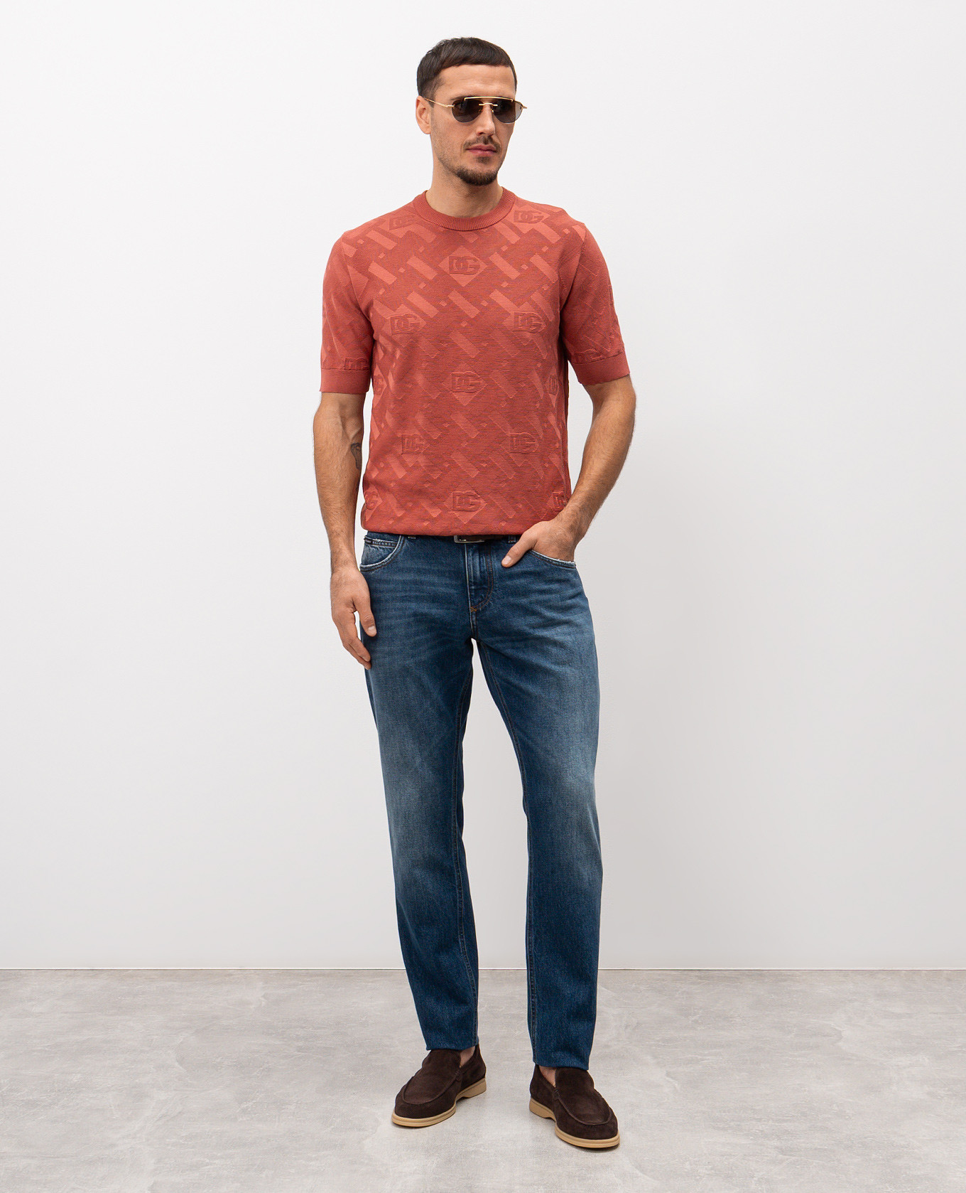 Patterned silk T-shirt Dolce&Gabbana, Red
Patterned silk T-shirt Dolce&Gabbana, Red