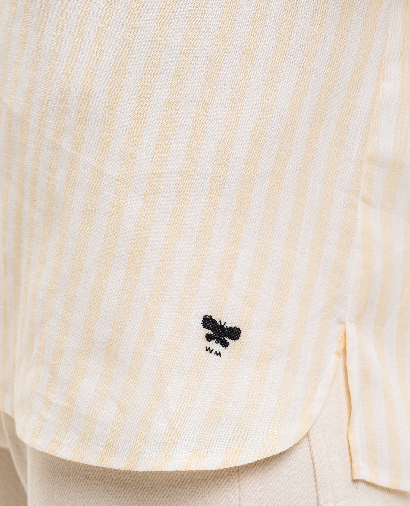 Yellow PANETTO striped linen shirt Max Mara Weekend
Yellow PANETTO striped linen shirt Max Mara Weekend