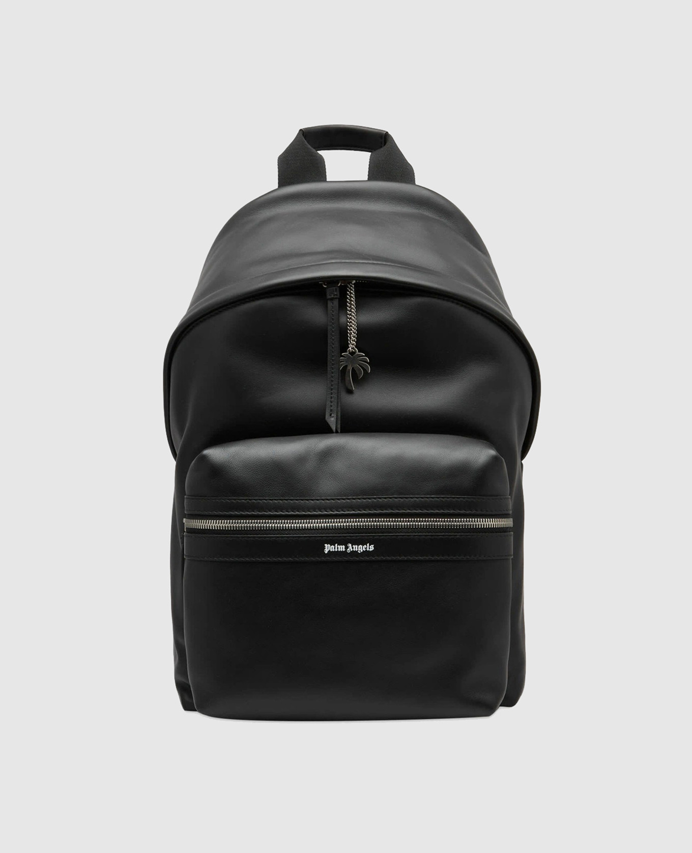 Black leather backpack with logo Palm Angels
Black leather backpack with logo Palm Angels
