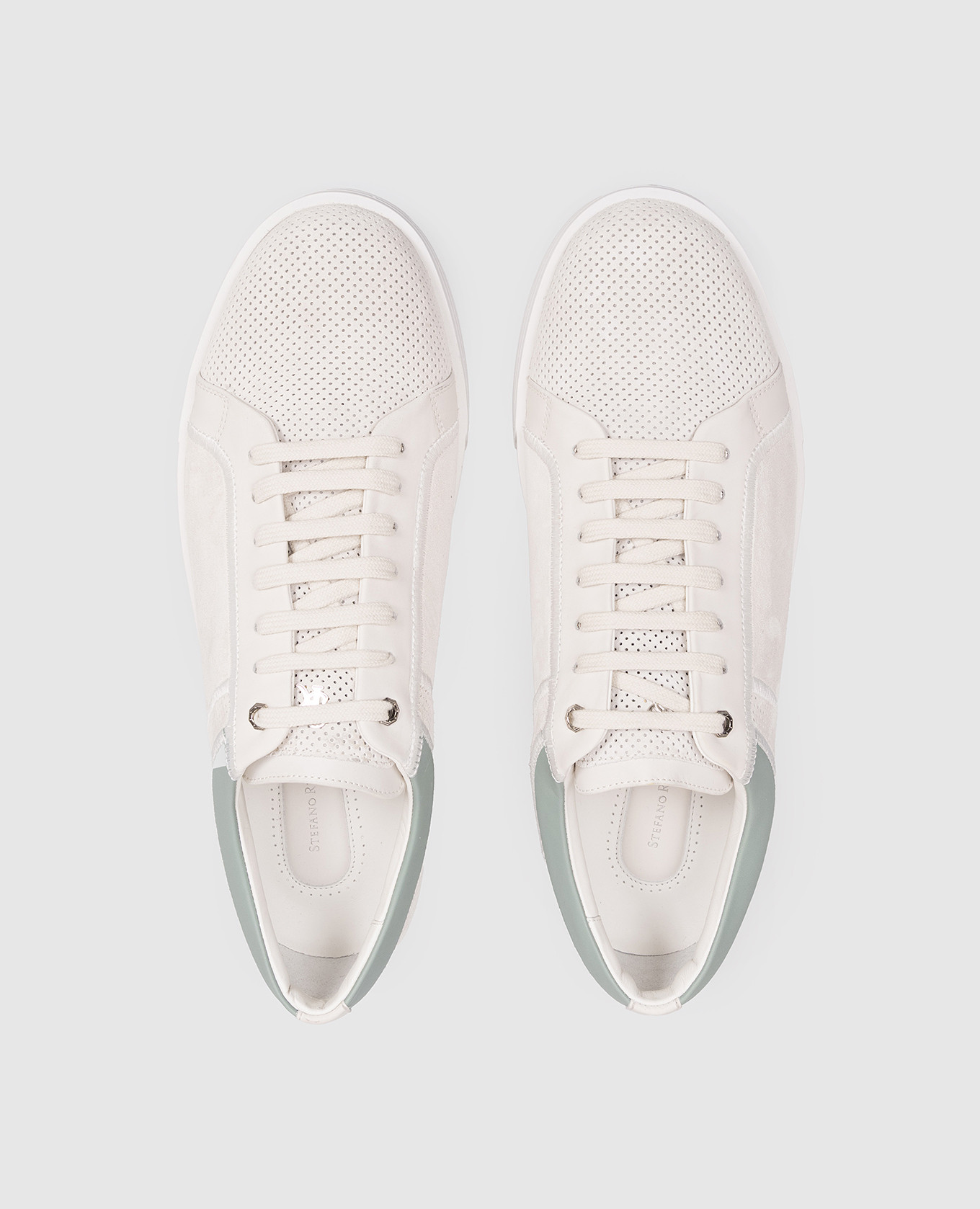 Grey suede sneakers with perforations Stefano Ricci
Grey suede sneakers with perforations Stefano Ricci