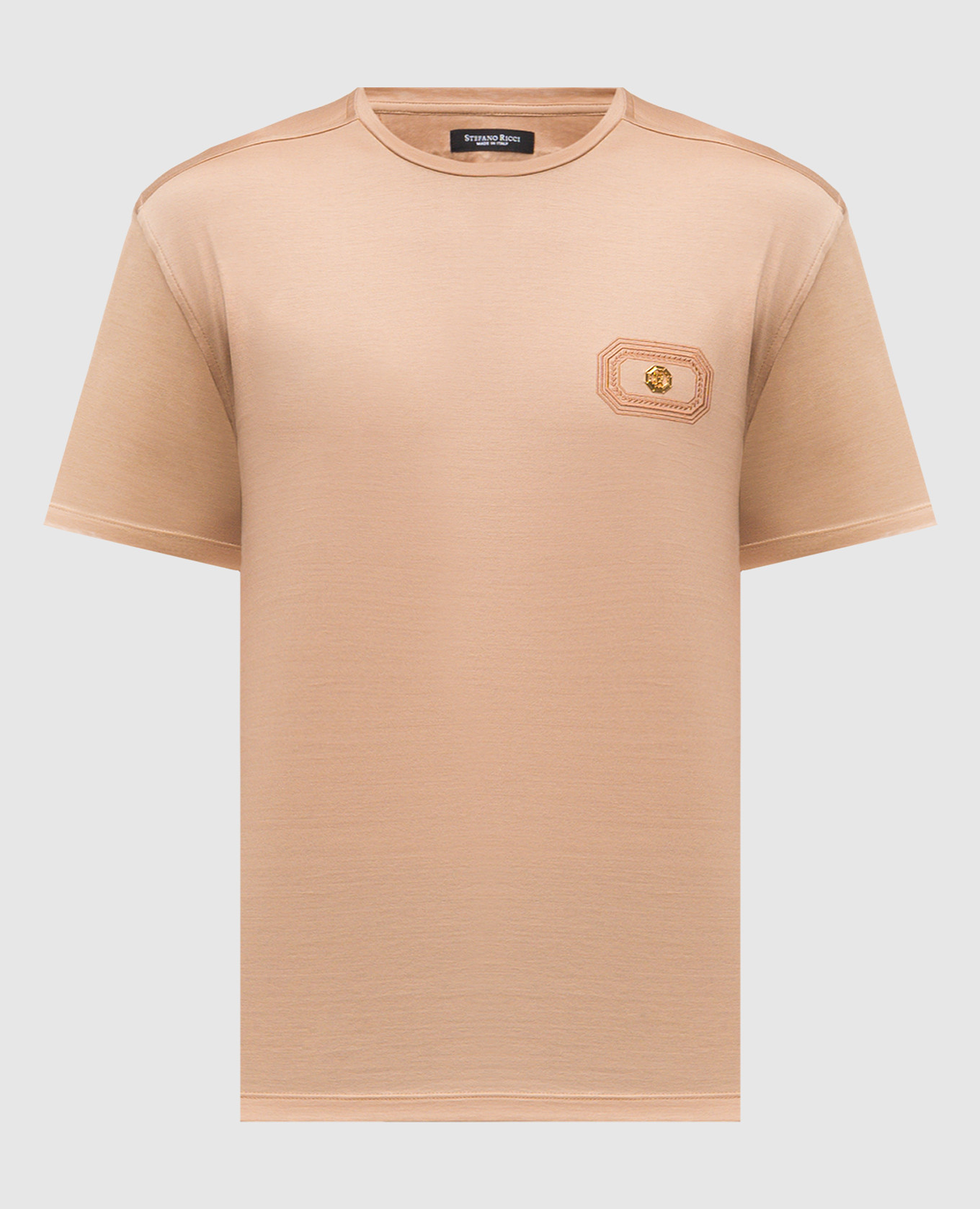 Brown T-shirt with logo Stefano Ricci
Brown T-shirt with logo Stefano Ricci