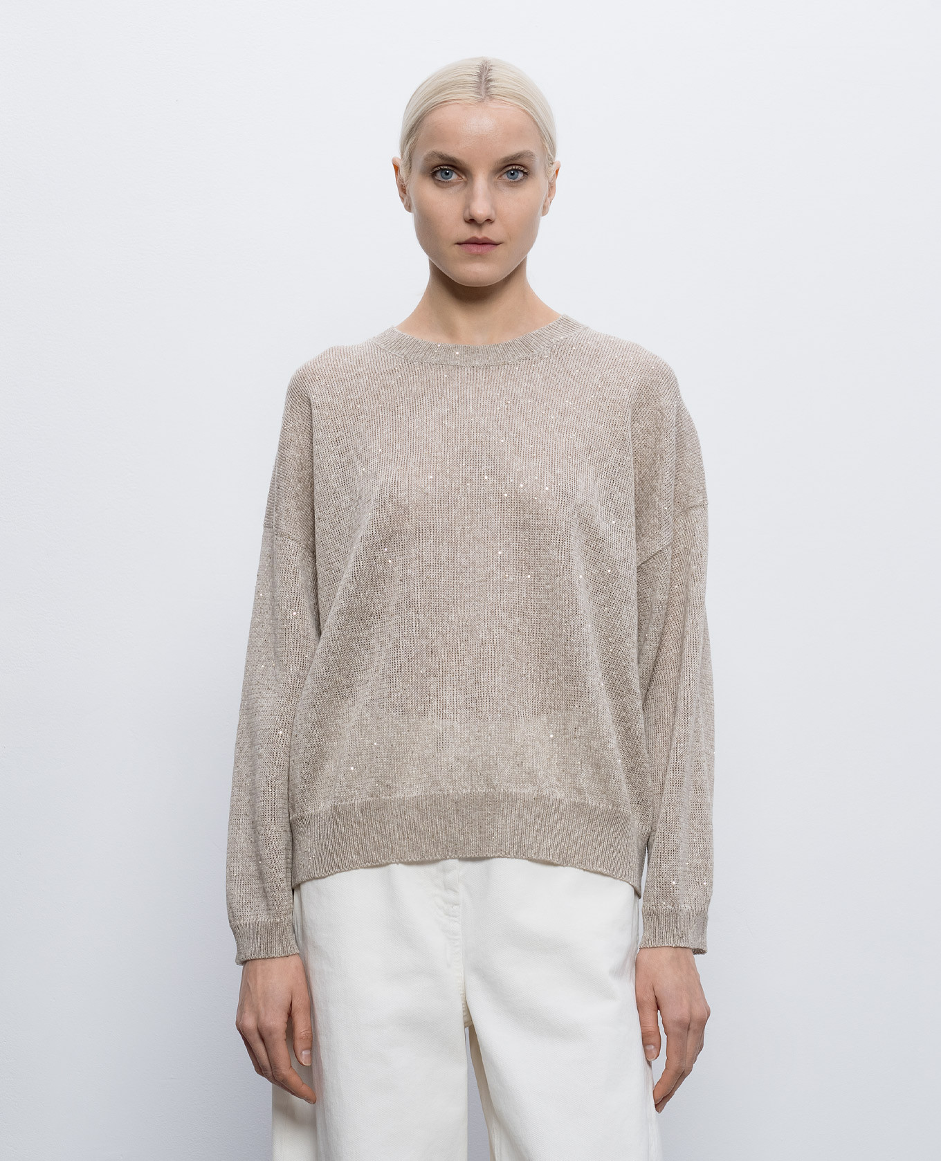 Brown linen jumper with sequins Brunello Cucinelli
Brown linen jumper with sequins Brunello Cucinelli