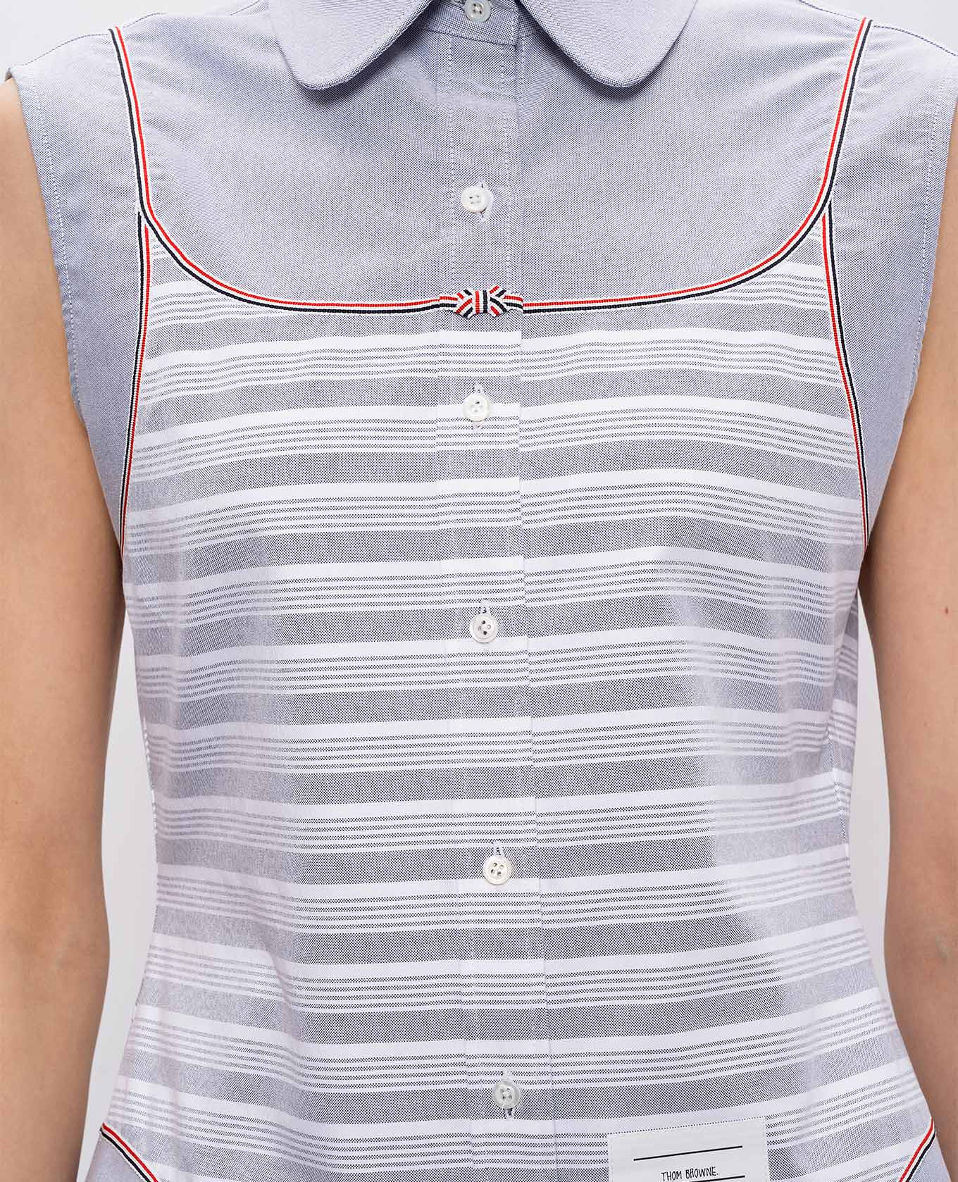 Gray sleeveless shirt Thom Browne, Grey
Gray sleeveless shirt Thom Browne, Grey