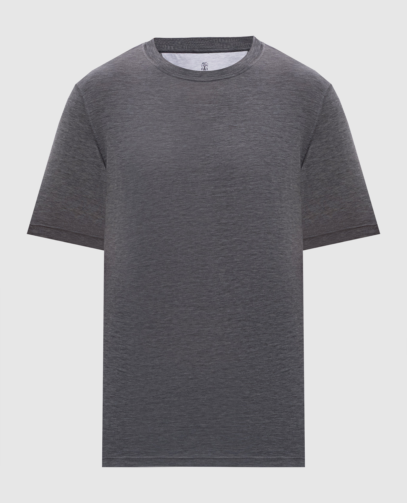 Grey melange silk T-shirt Brunello Cucinelli
Grey melange silk T-shirt Brunello Cucinelli