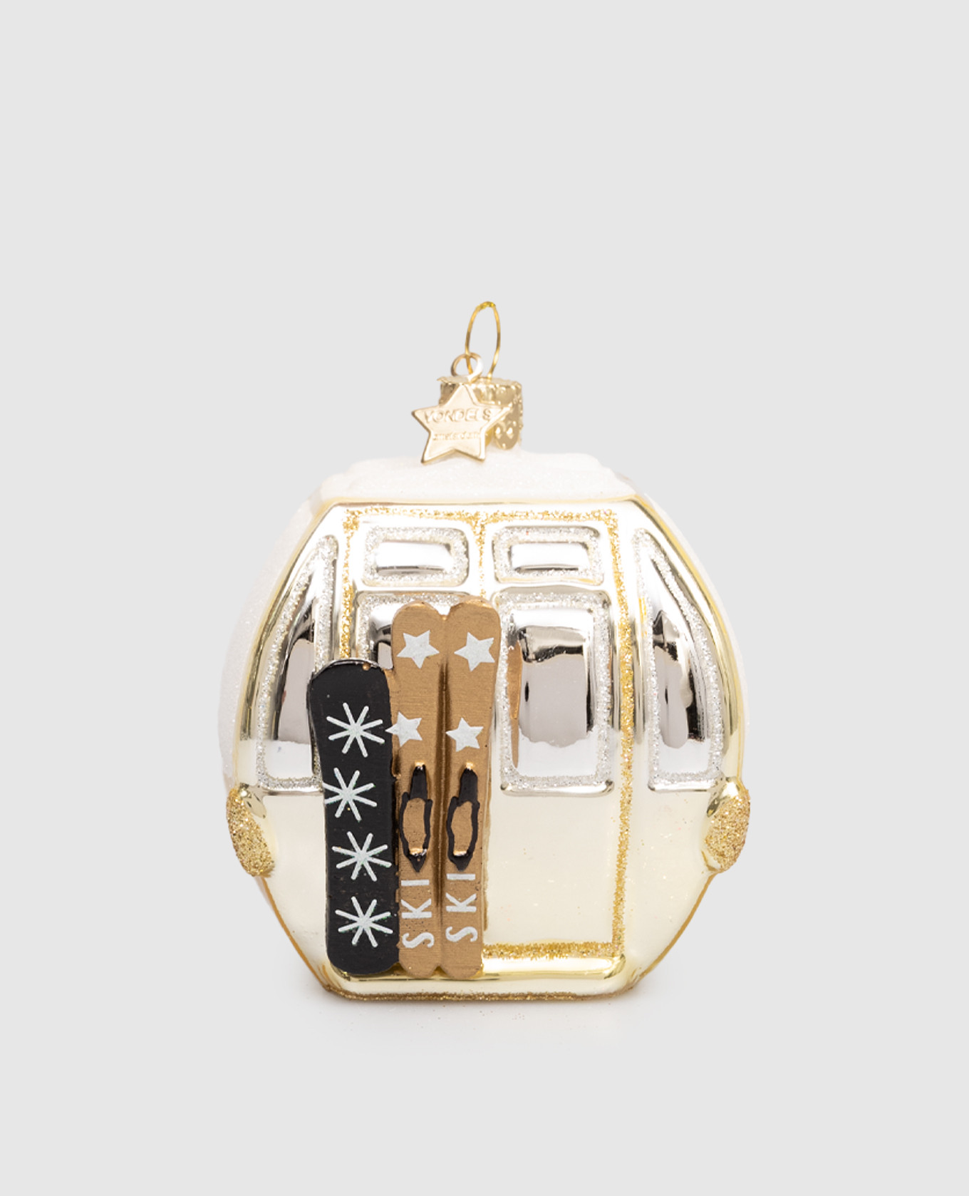 Golden Christmas tree toy Ski Gondela Vondels
Golden Christmas tree toy Ski Gondela Vondels