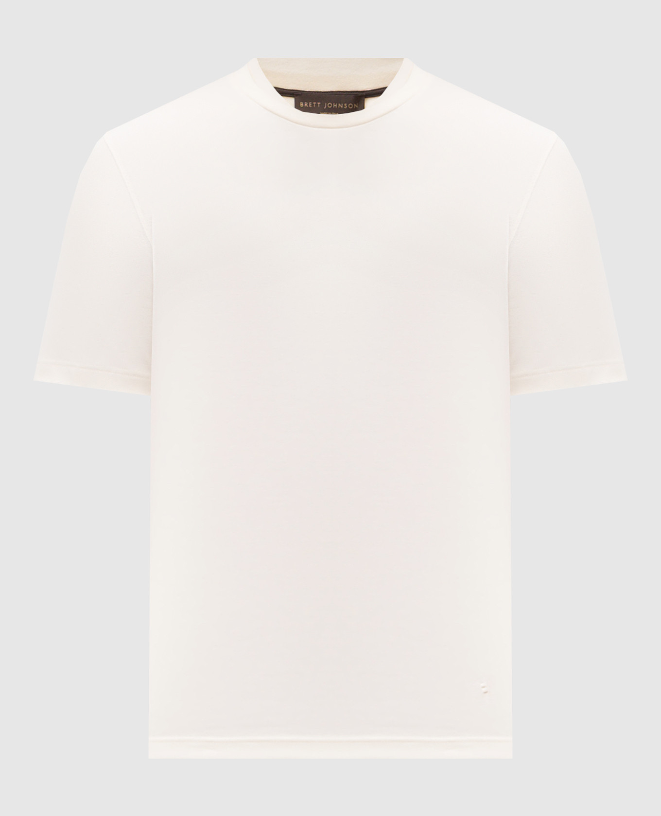 White T-shirt with silk Brett Johnson
White T-shirt with silk Brett Johnson
