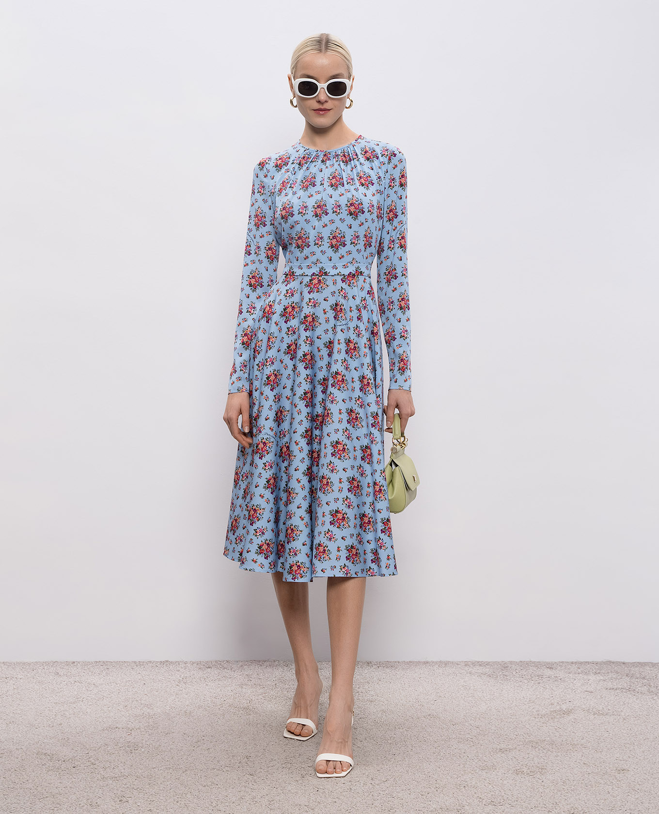 Blue printed silk dress Dolce&Gabbana, Light blue
Blue printed silk dress Dolce&Gabbana, Light blue