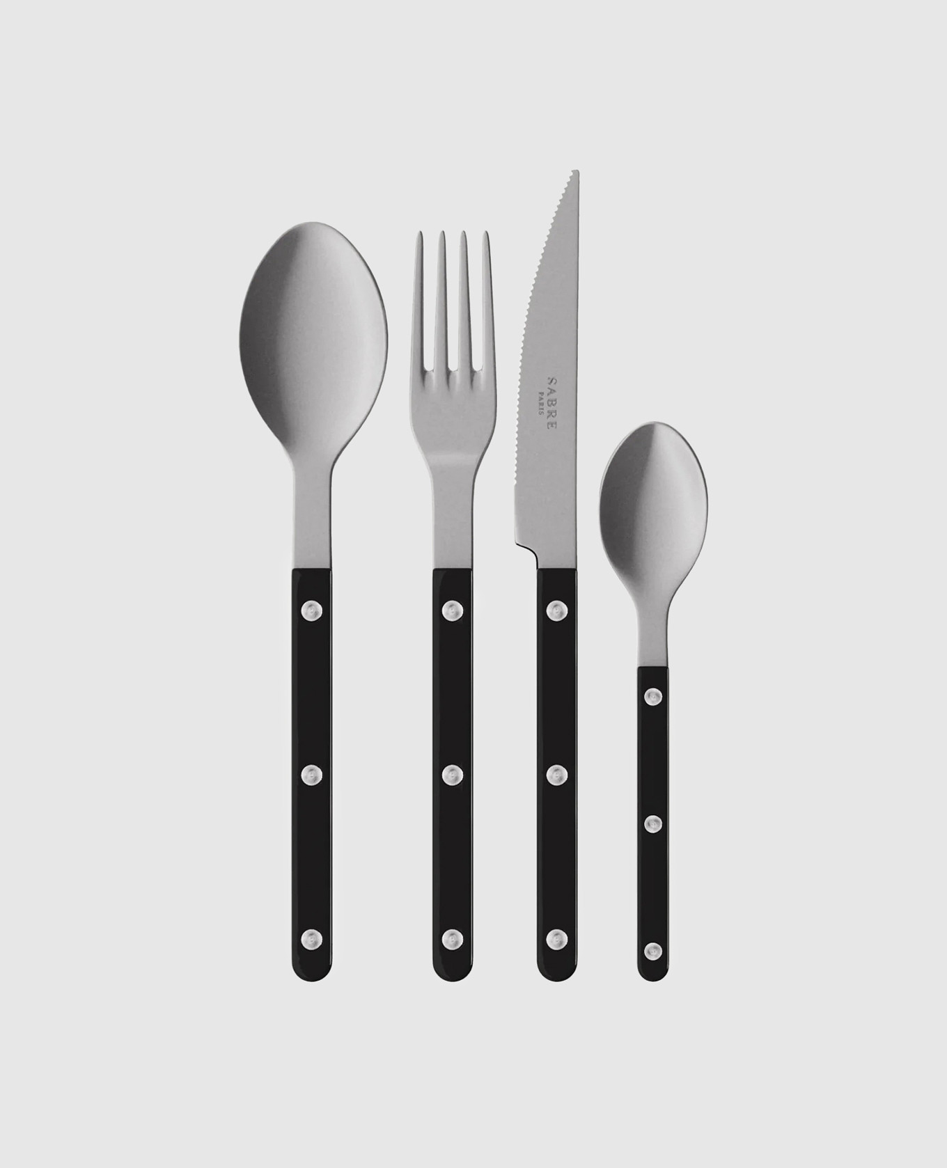 Black Bistrot cutlery set Sabre Paris
Black Bistrot cutlery set Sabre Paris