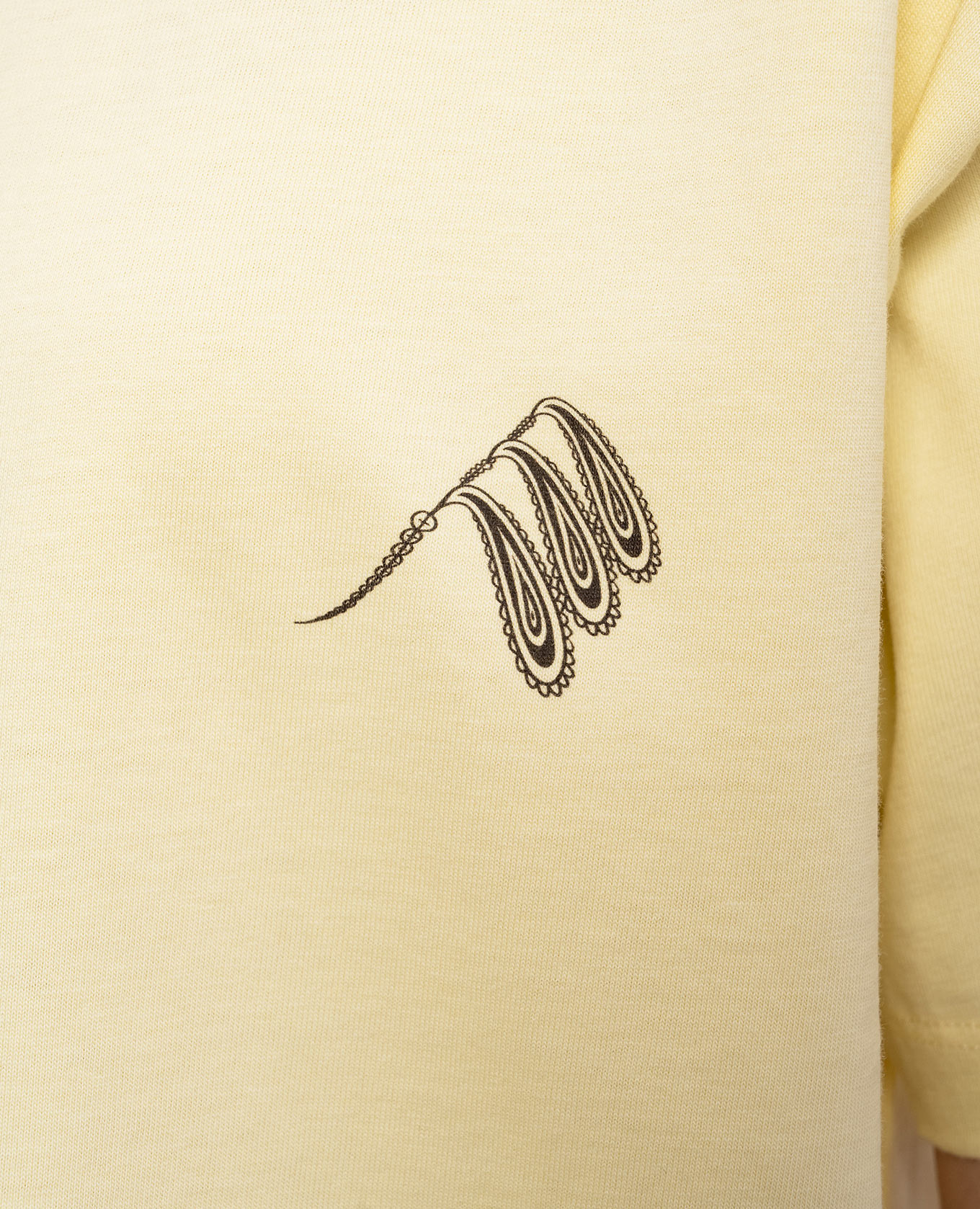 Yellow T-shirt with logo print The Attico
Yellow T-shirt with logo print The Attico
