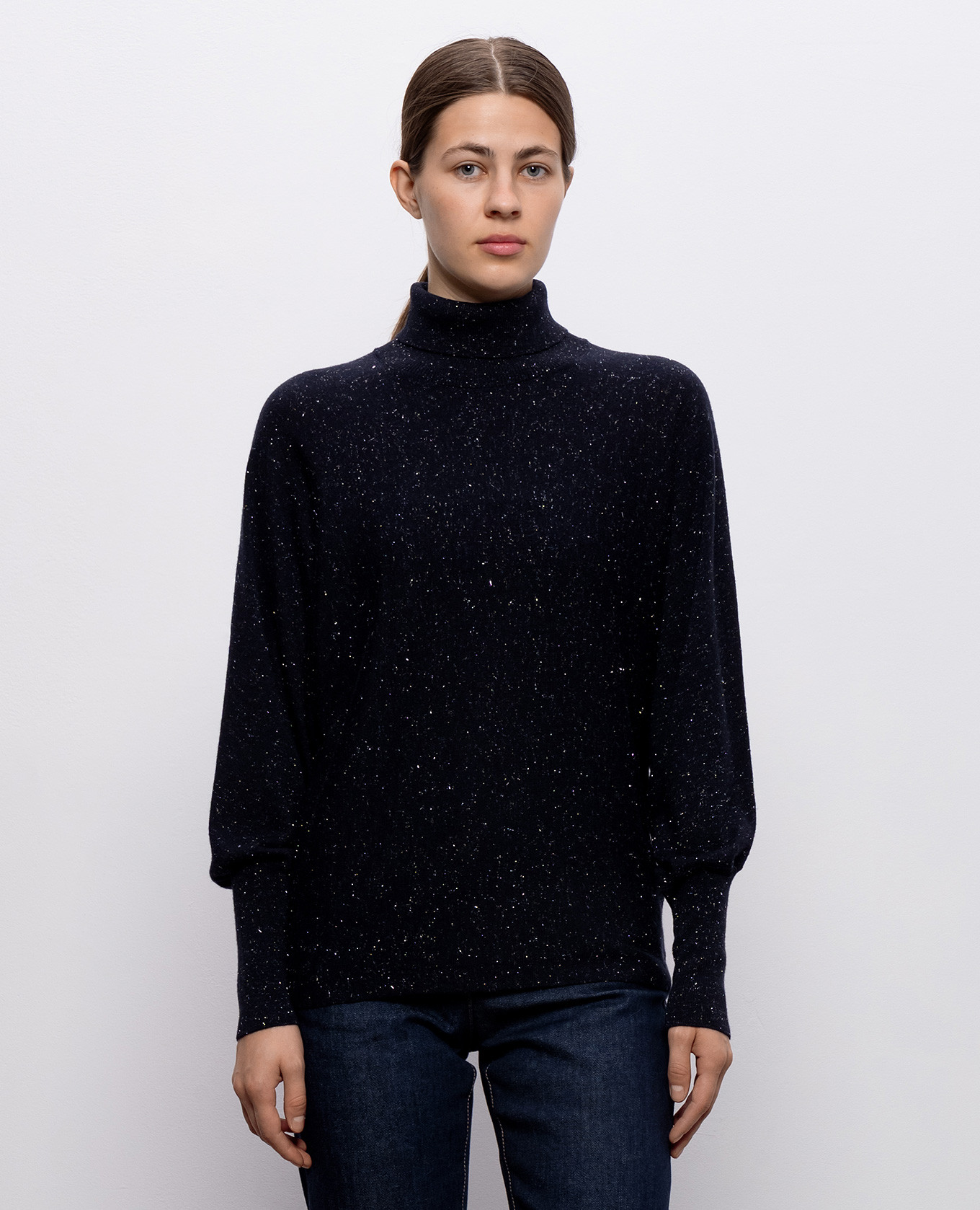Blue wool golf with lurex Peserico
Blue wool golf with lurex Peserico
