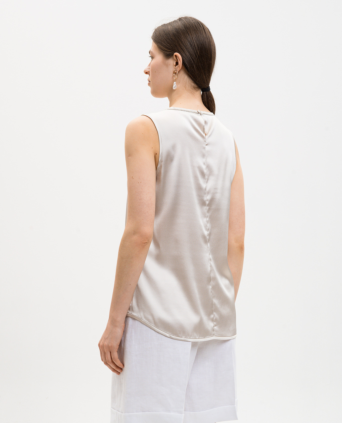 Beige silk top Peserico
Beige silk top Peserico