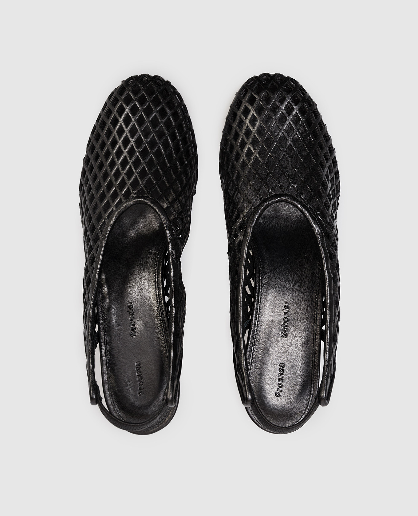 Black leather slingbacks with perforations PROENZA SCHOULER
Black leather slingbacks with perforations PROENZA SCHOULER