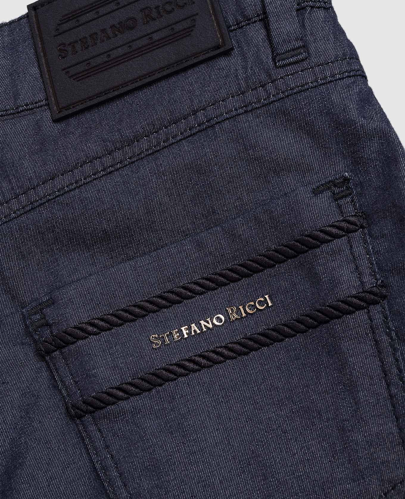 Children's blue pants with logo patch Stefano Ricci
Children's blue pants with logo patch Stefano Ricci