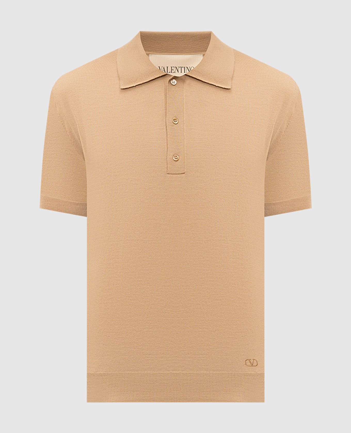 Beige wool polo shirt Valentino
Beige wool polo shirt Valentino