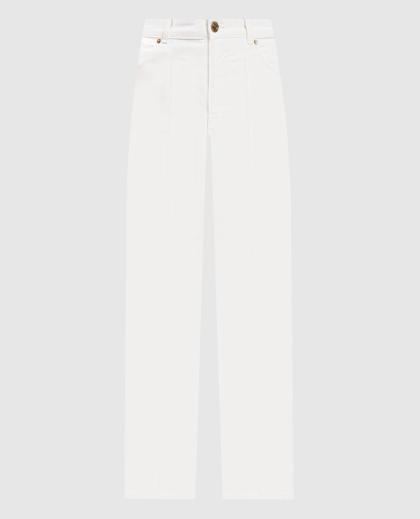 White jeans with logo patch Balmain
White jeans with logo patch Balmain
