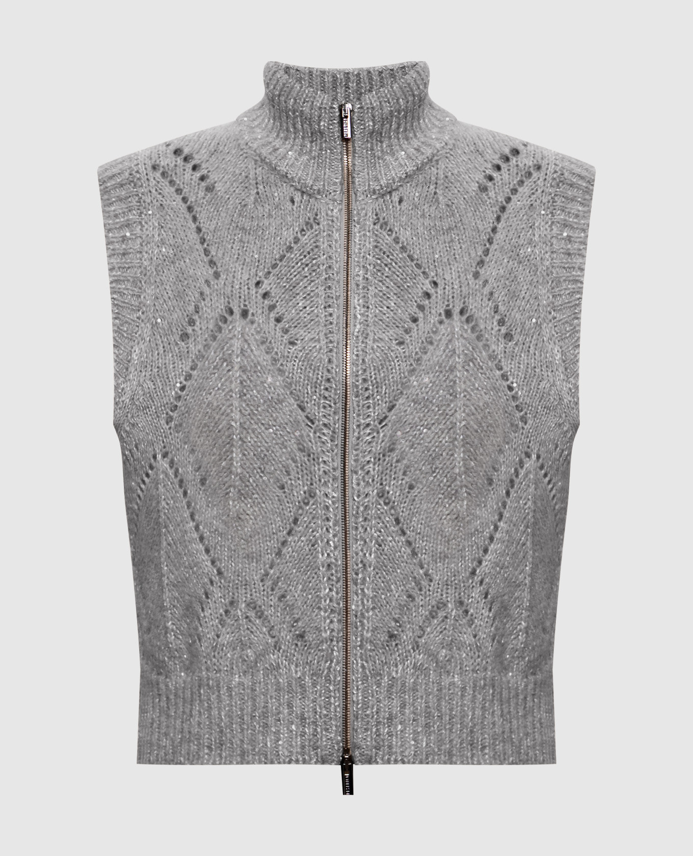 Gray alpaca wool vest Peserico, Grey
Gray alpaca wool vest Peserico, Grey