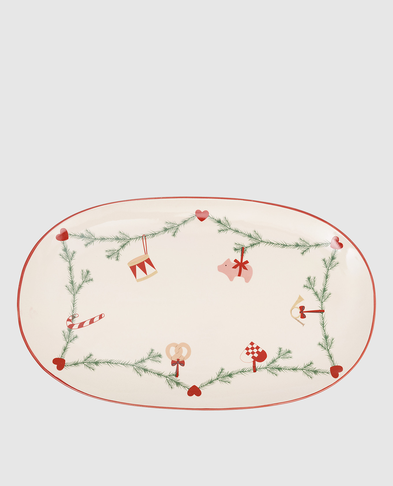 Beige Christmas dish with print Bloomingville
Beige Christmas dish with print Bloomingville