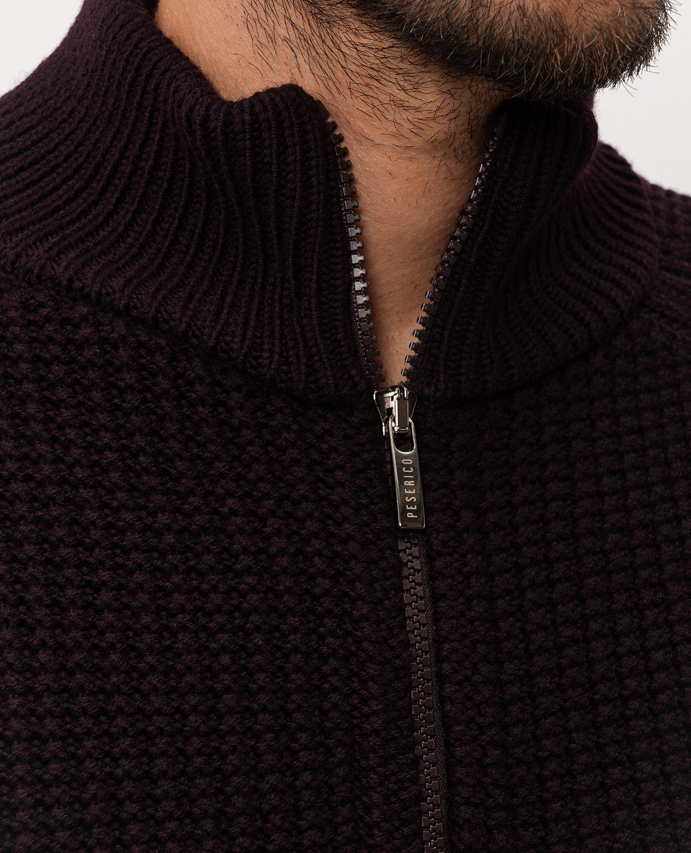 Burgundy wool cardigan Peserico
Burgundy wool cardigan Peserico