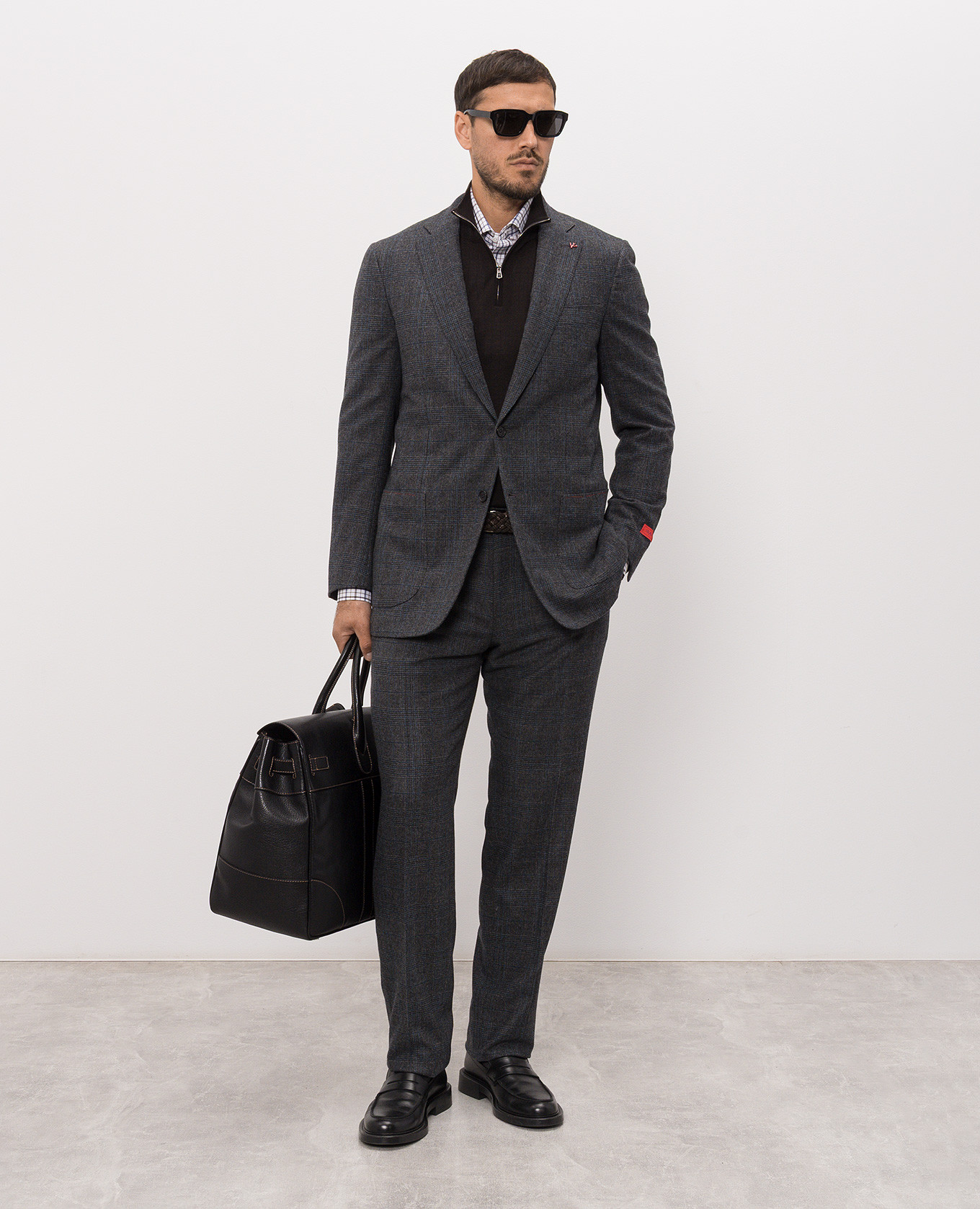 White checked shirt ISAIA
White checked shirt ISAIA