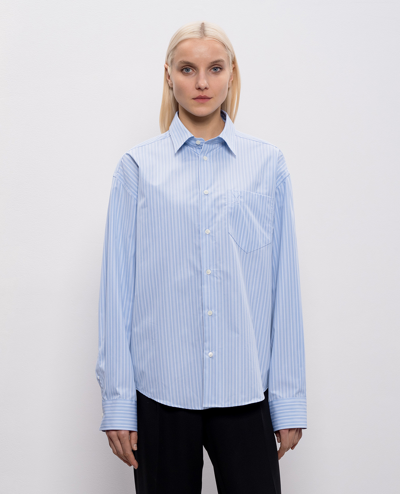Blue striped shirt Ami Paris, Light blue
Blue striped shirt Ami Paris, Light blue