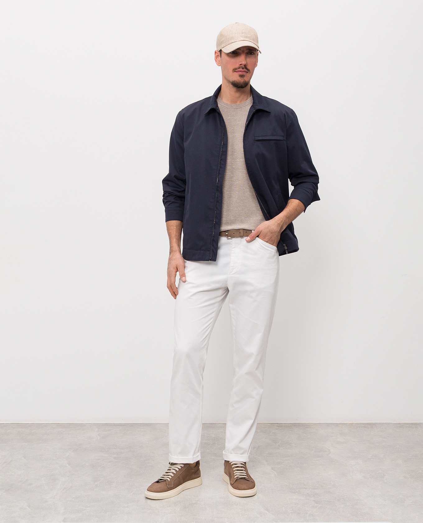 Brown linen t-shirt Peserico
Brown linen t-shirt Peserico