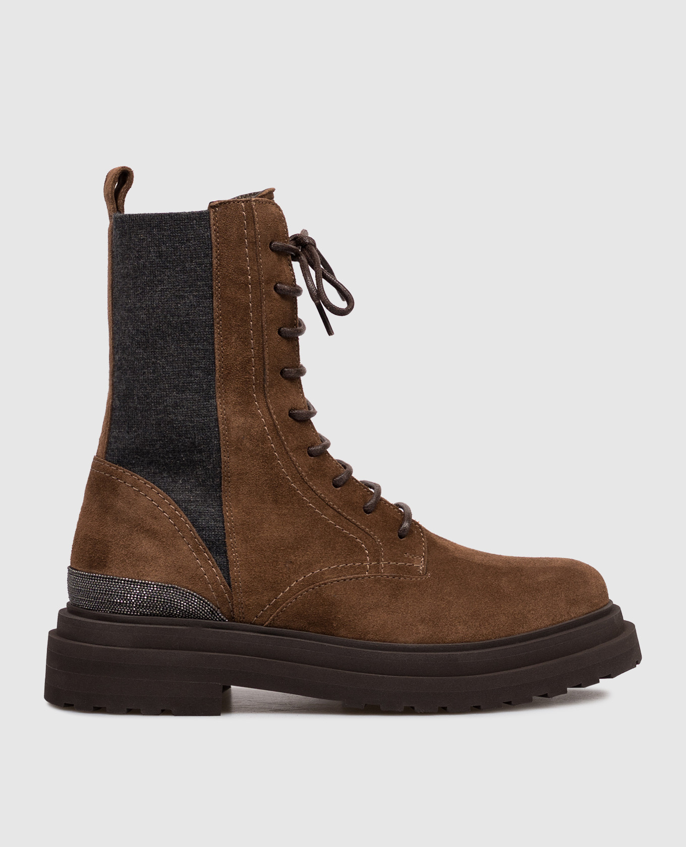 Suede brown boots with monil chain Brunello Cucinelli
Suede brown boots with monil chain Brunello Cucinelli
