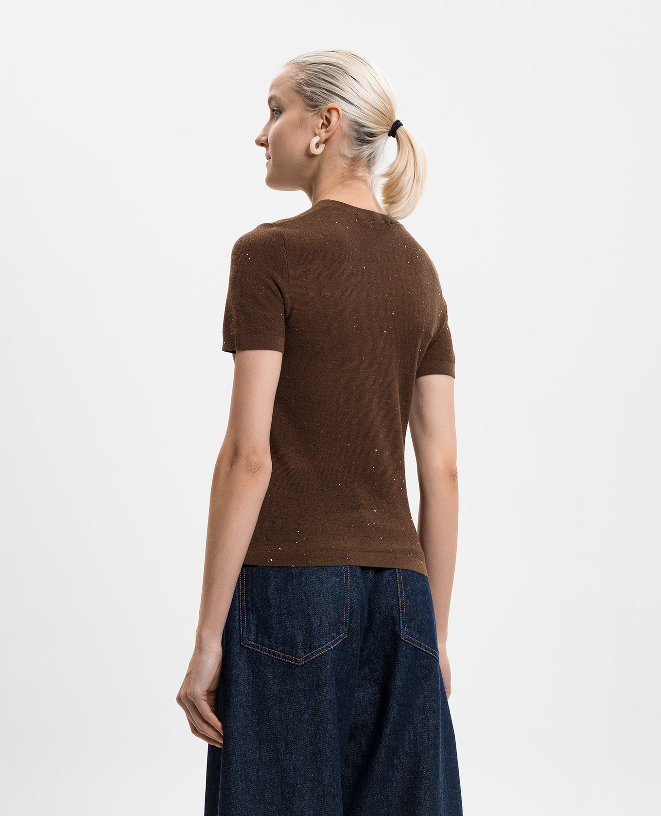 Brown wool and silk top Max Mara
Brown wool and silk top Max Mara