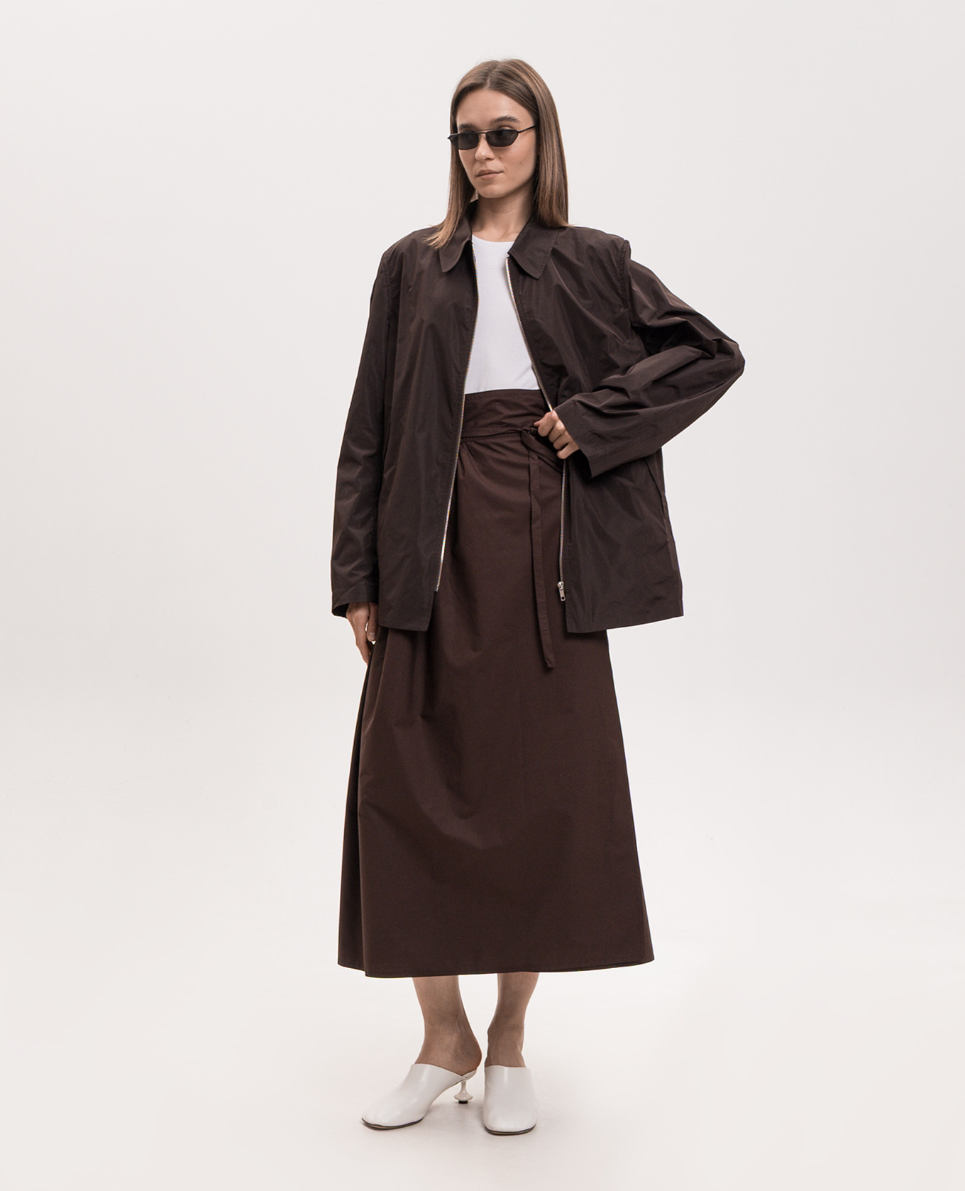 Sakina brown midi skirt with a smell Sofie D`Hoore
Sakina brown midi skirt with a smell Sofie D`Hoore