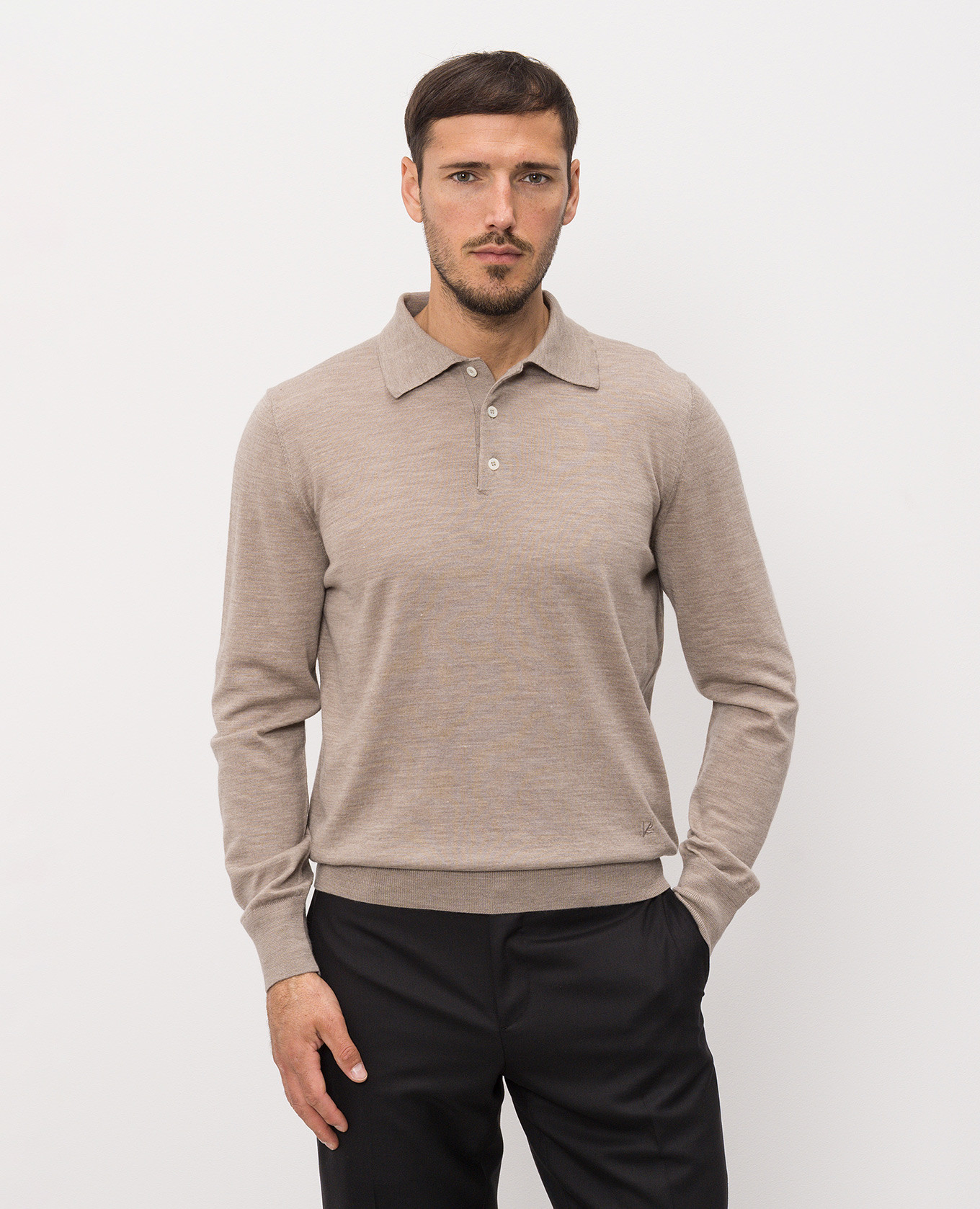 Beige wool polo shirt ISAIA
Beige wool polo shirt ISAIA