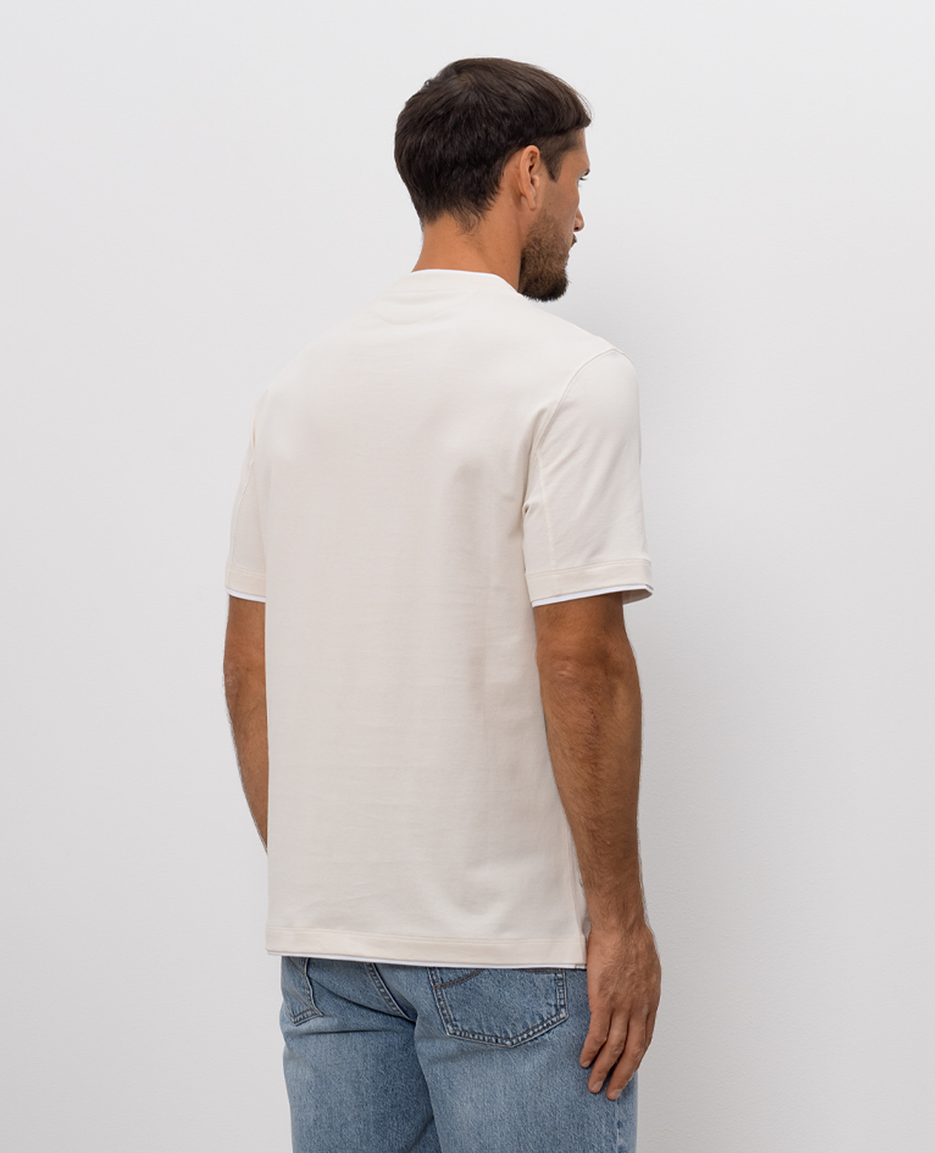 Ivory T-shirt Brunello Cucinelli, Beige
Ivory T-shirt Brunello Cucinelli, Beige