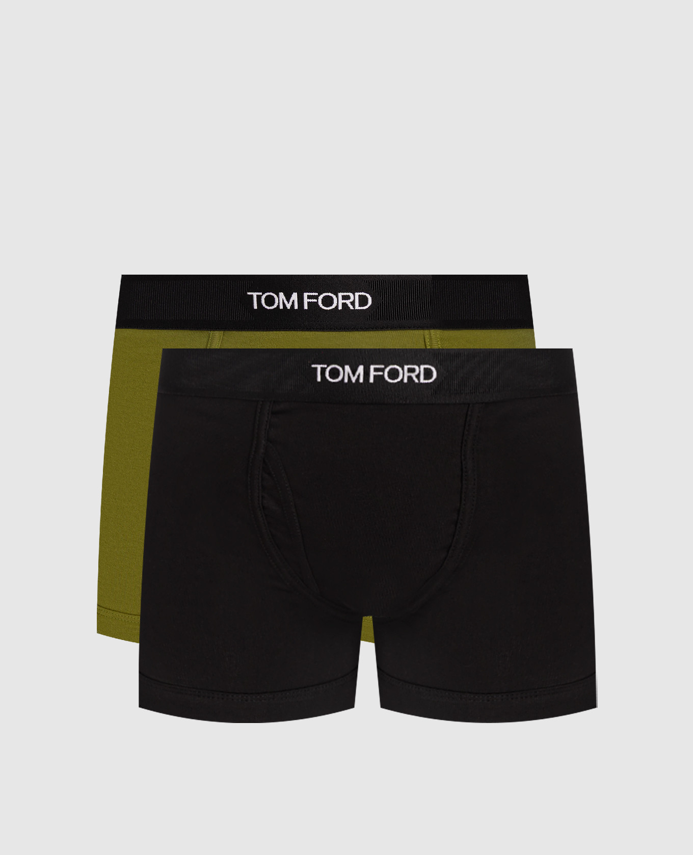 Boxer brief set with contrast woven logo Tom Ford, White
Boxer brief set with contrast woven logo Tom Ford, White
