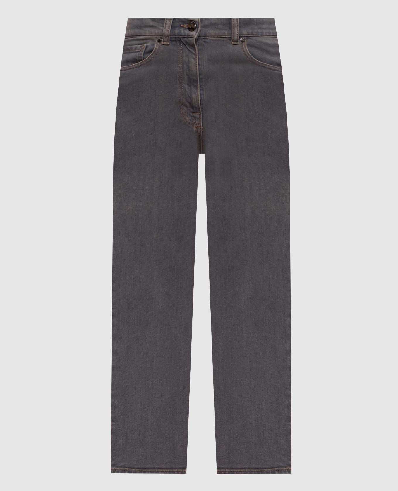 Grey jeans with logo patch Peserico
Grey jeans with logo patch Peserico