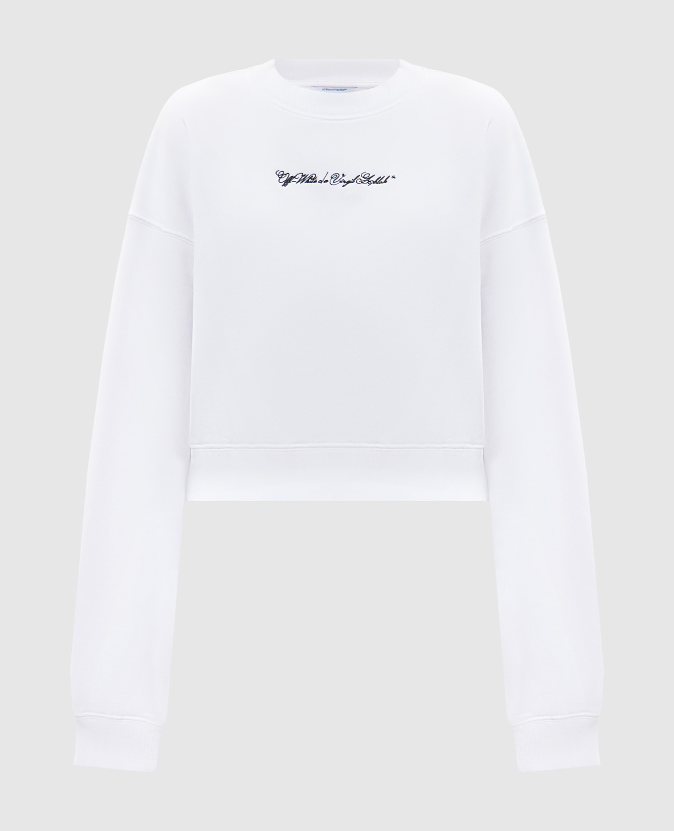 White sweatshirt with embroidered logo Off-White
White sweatshirt with embroidered logo Off-White