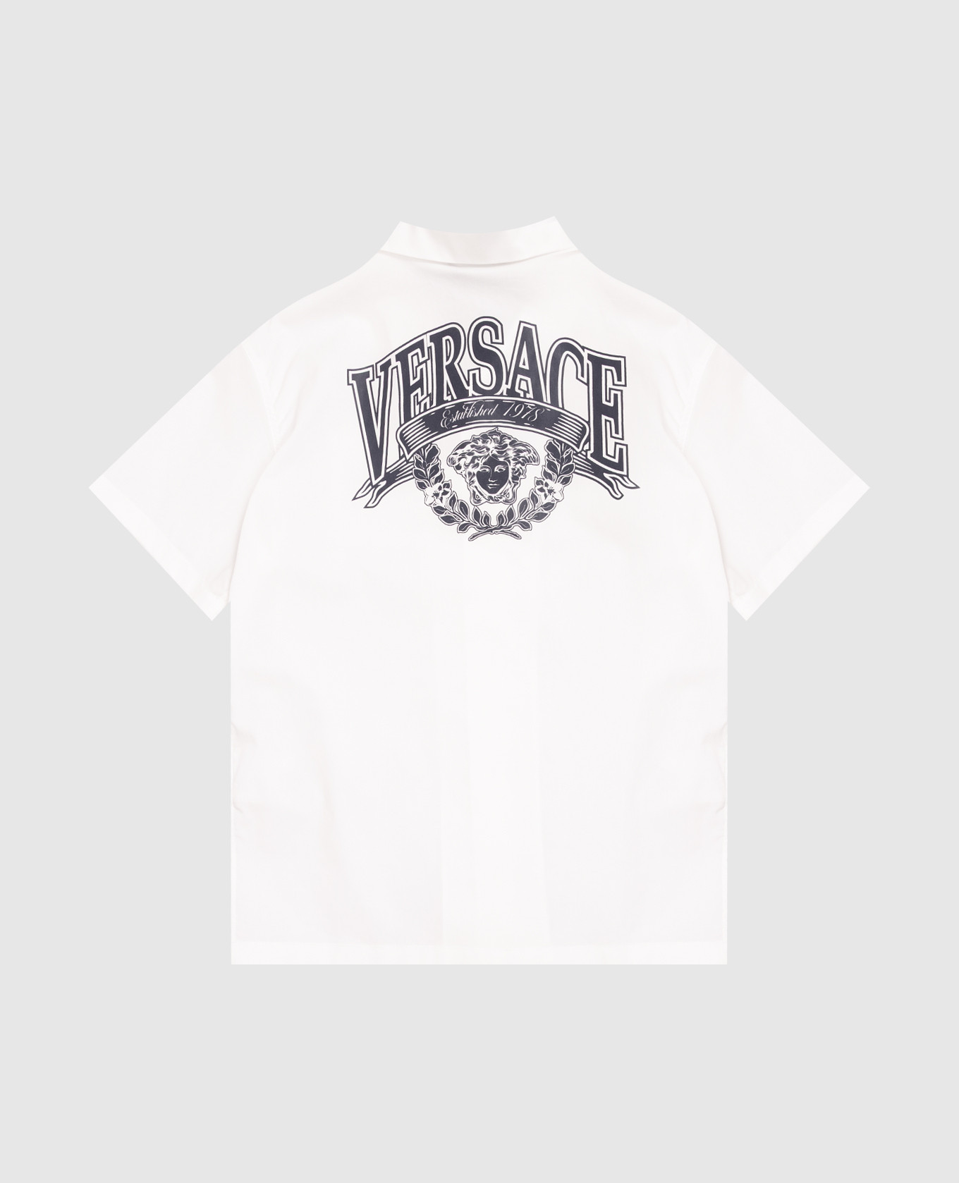 Children's white shirt with logo print Versace
Children's white shirt with logo print Versace