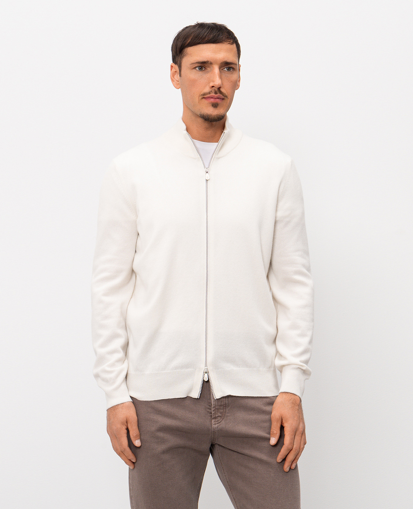 Ivory cashmere cardigan Brunello Cucinelli, Beige
Ivory cashmere cardigan Brunello Cucinelli, Beige